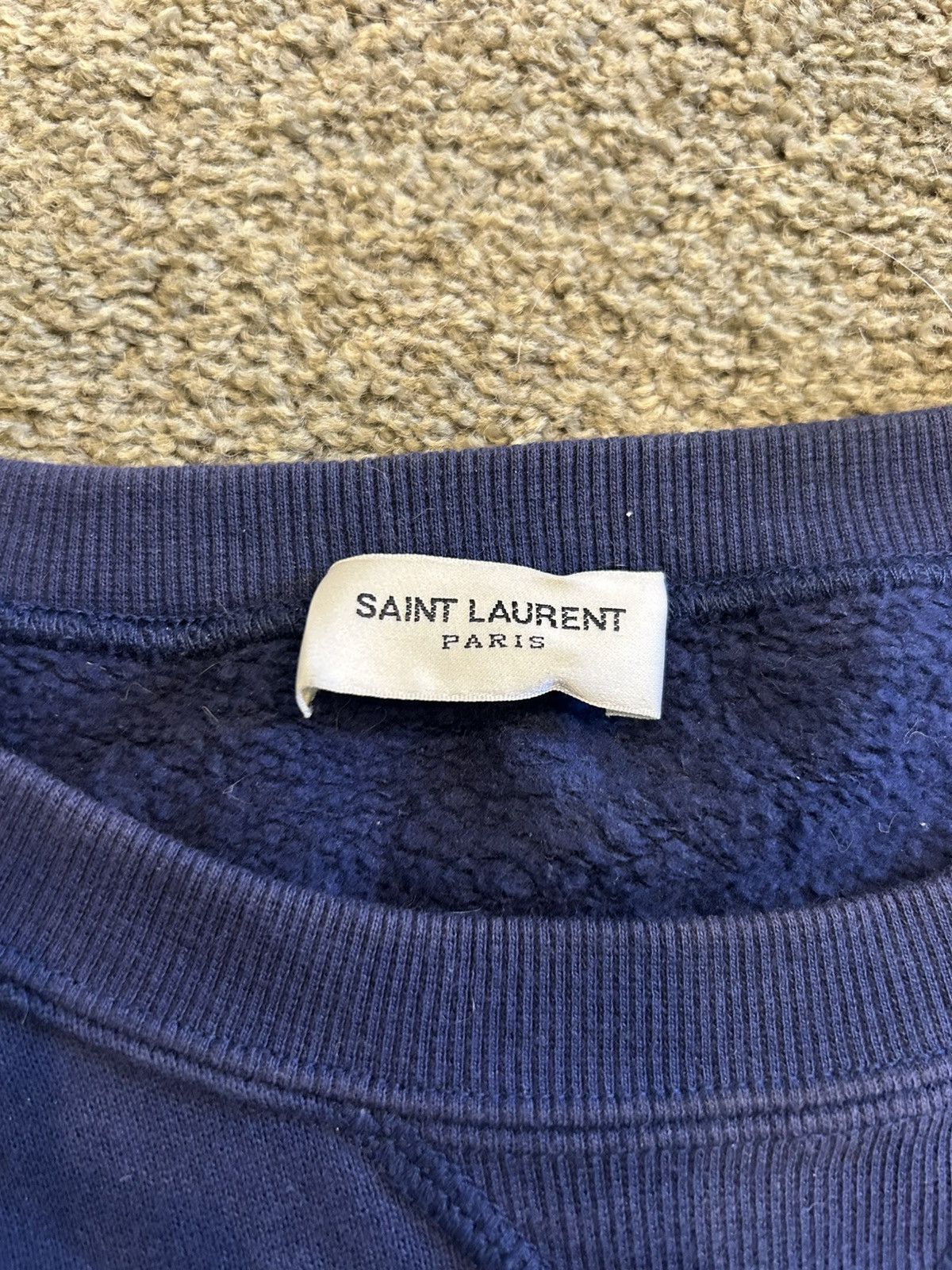 Saint Laurent Paris Saint Laurent Paris ‘YSL’ College Sweatshirt Size US XXL / EU 58 / 5 - 5 Thumbnail