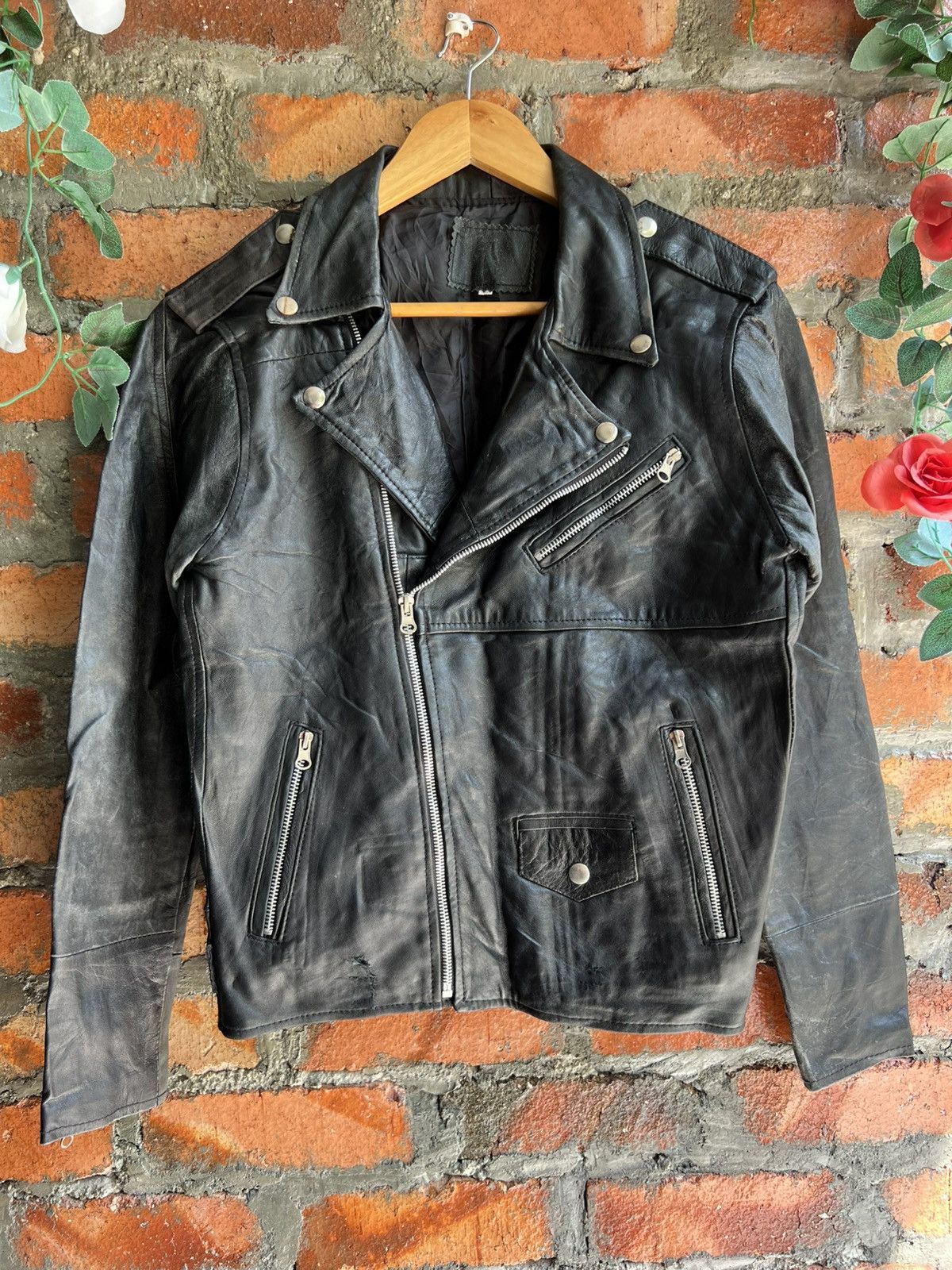 If Six Was Nine Punk’s Not Dead Leather Jacket Size US S / EU 44-46 / 1 - 2 Thumbnail