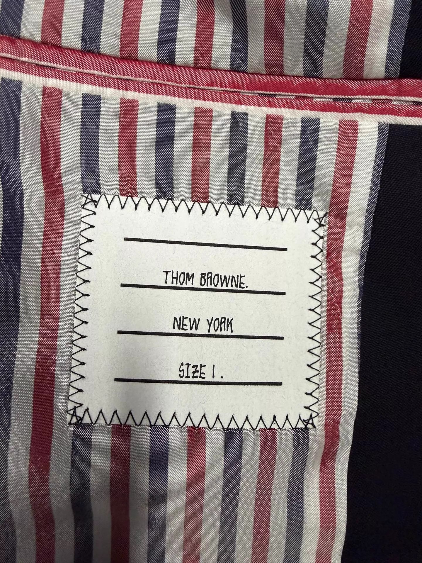 Thom Browne Thom Browne Classic 4-Bar Navy Gold Button Suit Size 48R - 4 Thumbnail