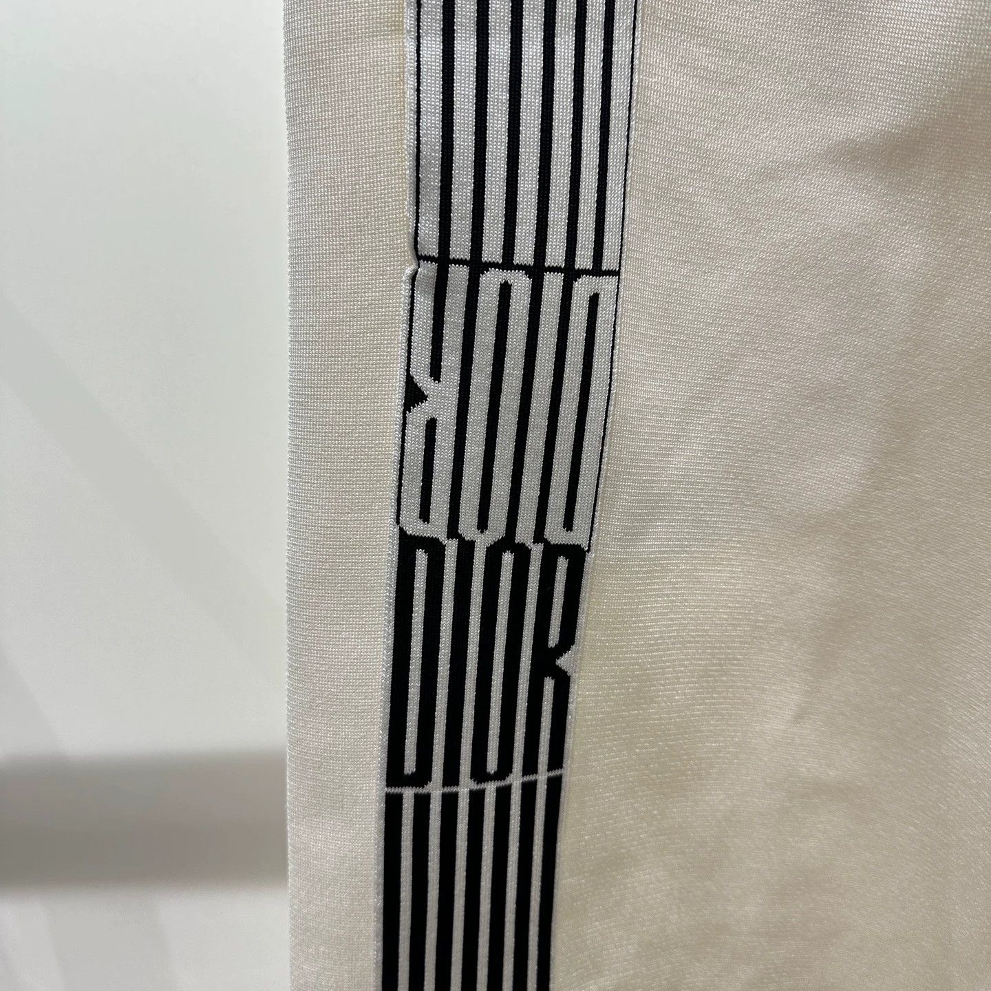 Christian Dior Monsieur DIOR 25SS waterfall stripe letter wide-leg pants 36 Size 26" / US 2 / IT 38 - 6 Thumbnail