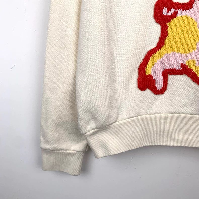 Gucci Gucci Logo sequin piglet embroidered round-neck white cotto Size US S / EU 44-46 / 1 - 4 Thumbnail