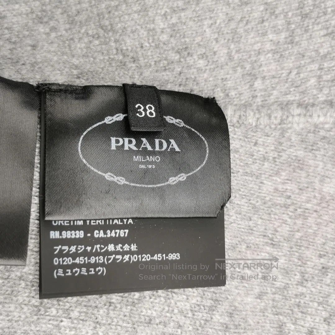 Prada Prada Gray Cashmere Pants for Women . Size 37" - 5 Thumbnail