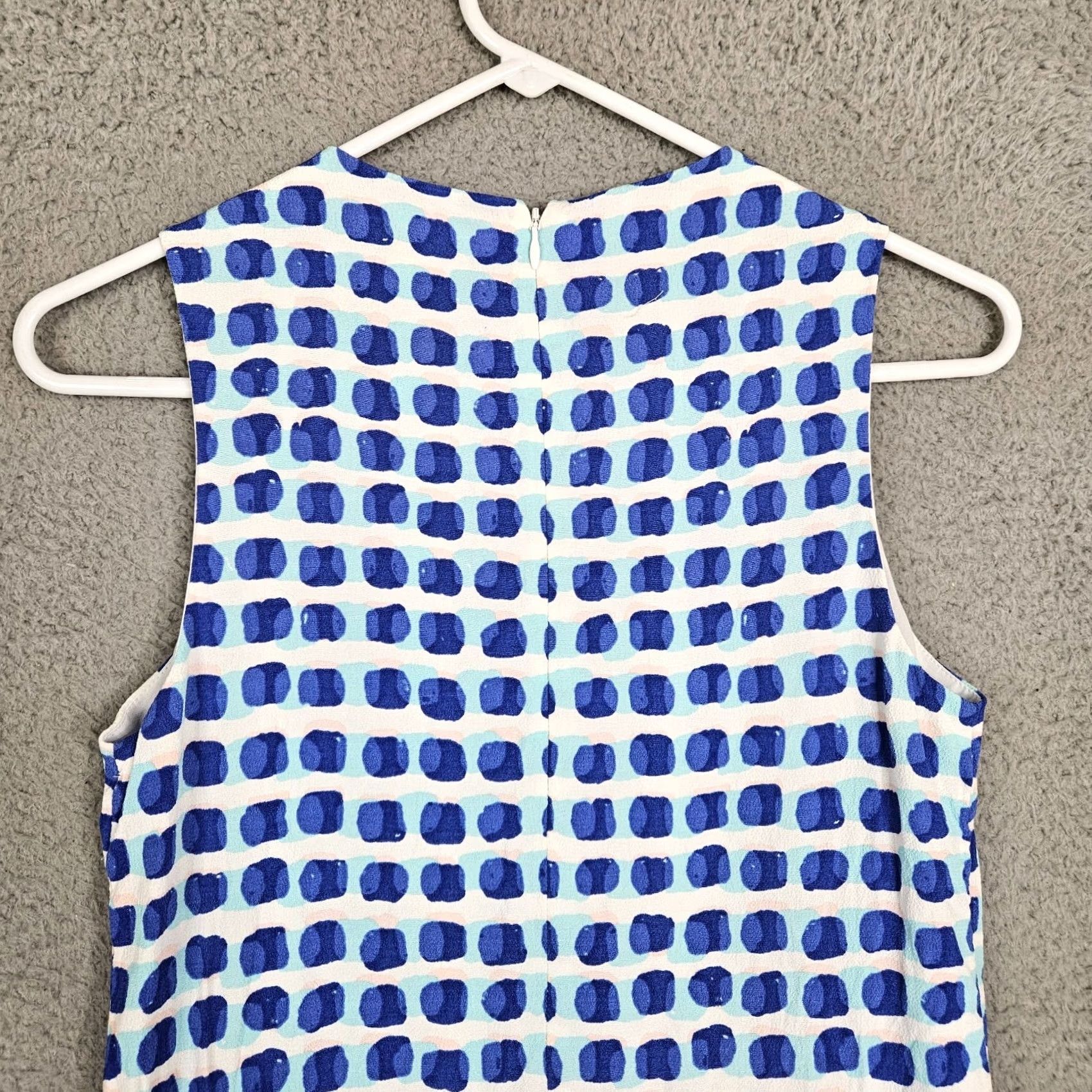Vintage kate spade new york Women’s Double Layer Blue Tank Top XS Sleeveless Silk Viscose Round Neck Pullover Casual Shirt Size XS / US 0-2 / IT 36-38 - 3 Thumbnail