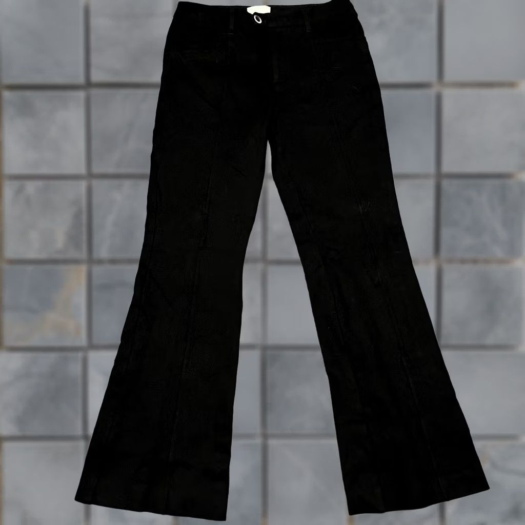 Anthropologie Anthropologie Pants Womens 4 Black 29x29 Mid Rise The Essential Trouser Chino Womens Size 27" / US 4 / IT 40 - 1 Thumbnail