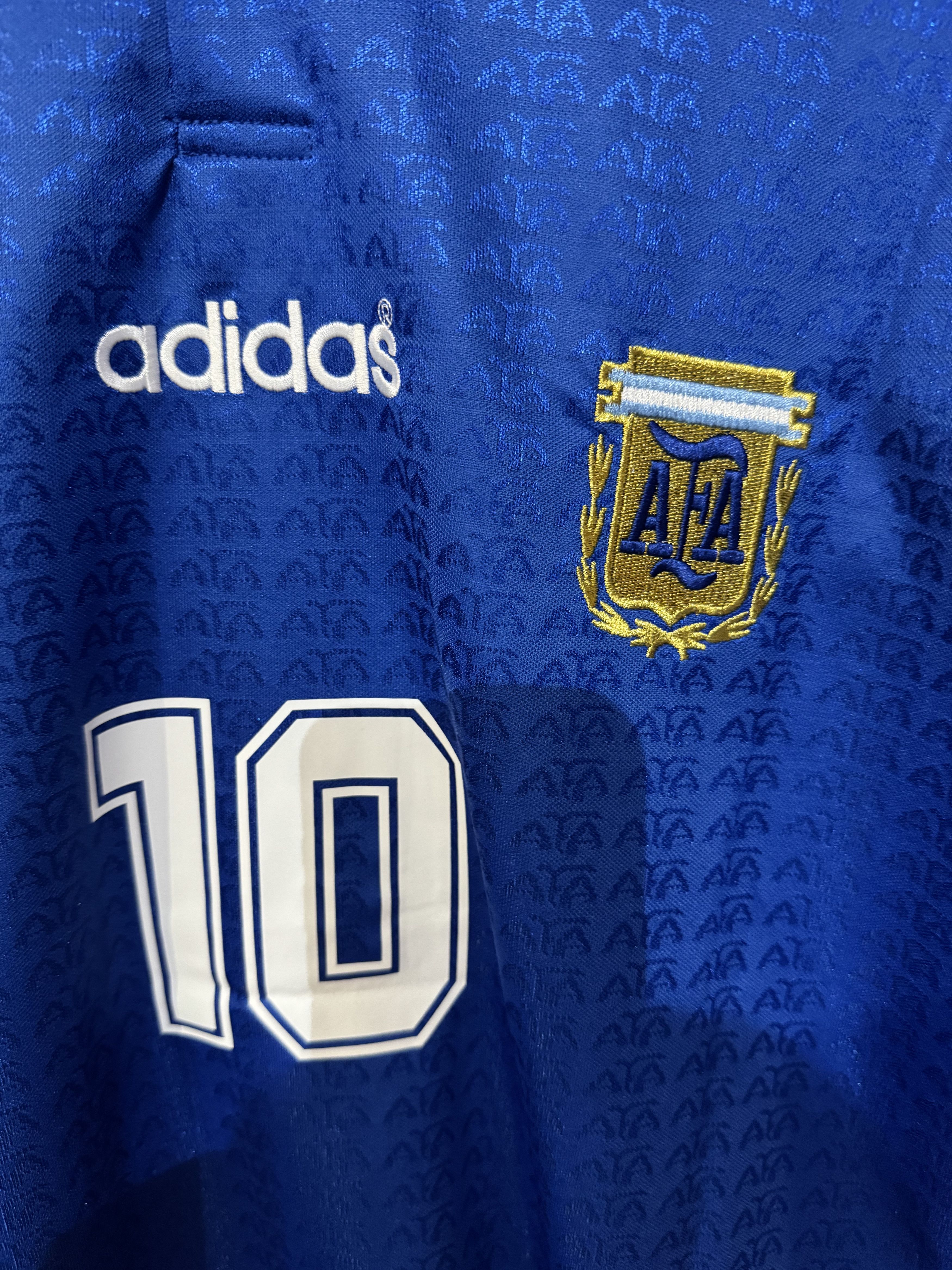 Argentina MARADONA #10 Retro Soccer Jersey Men’s NWT 2XL