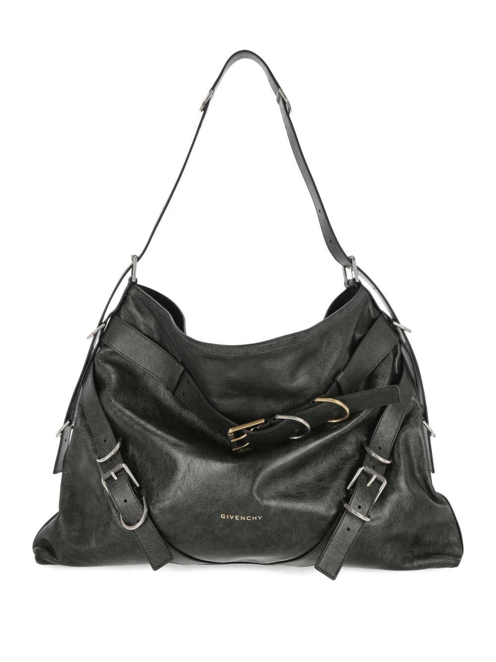 Givenchy o1srvl11e0625 Size:OS/Voyou V-Shaped Shoulder Bag in Black Size ONE SIZE - 1 Thumbnail