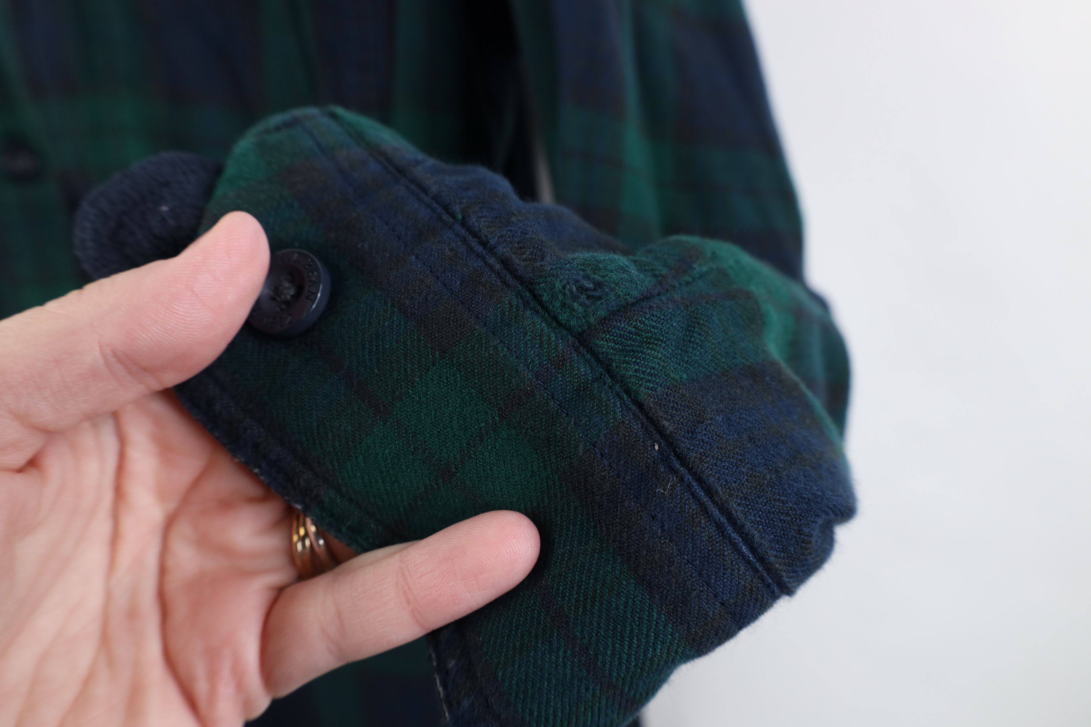 L.L. Bean Vintage LL Bean Fleece Lined Flannel Shirt Jacket Plaid Size US M / EU 48-50 / 2 - 10 Thumbnail