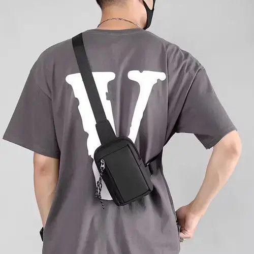 Individualized Shirts Black Shoulder Carry Side Bag Zip Satchel Pack Tactical Size ONE SIZE - 3 Thumbnail