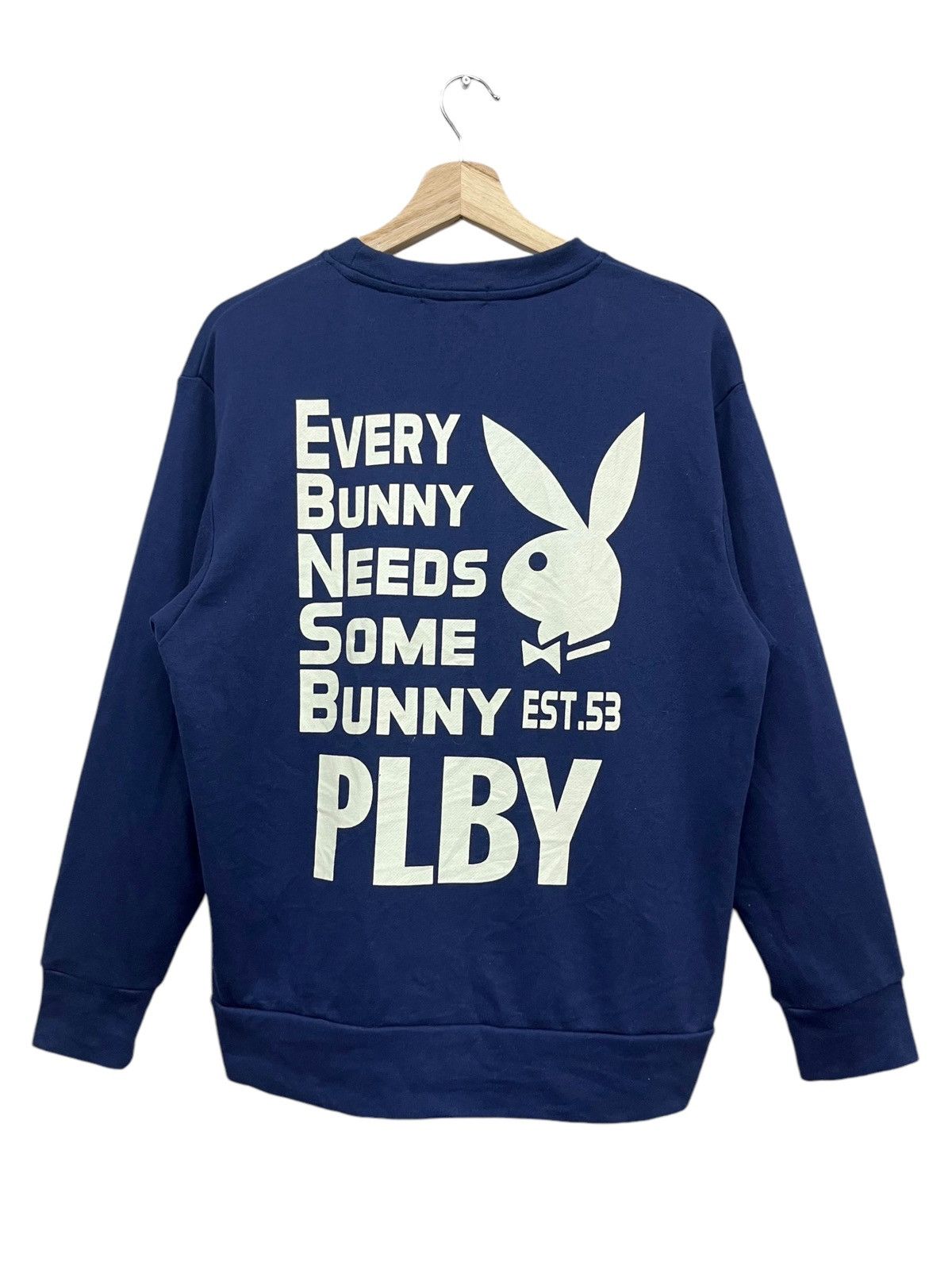 Playboy 🔥DOPE🔥PLAYBOY BUNNY Poems Poly-Cotton Crewneck Sweatshirt Size M / US 6-8 / IT 42-44 - 1 Thumbnail