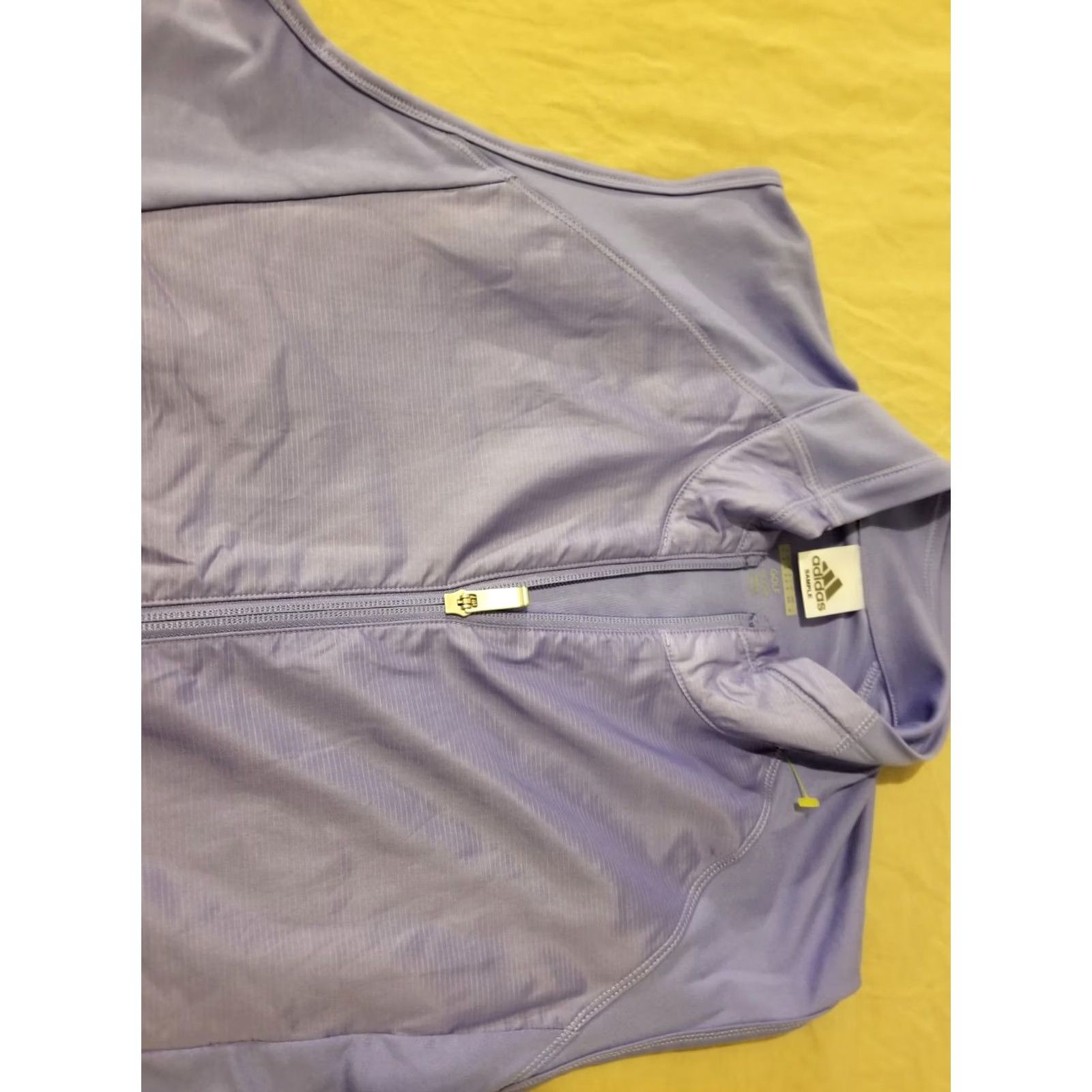 Adidas Womens adidas Golf Full Zip Vest M Medium Purple Athletic Jacket Style Basic Zip Size M / US 6-8 / IT 42-44 - 4 Thumbnail