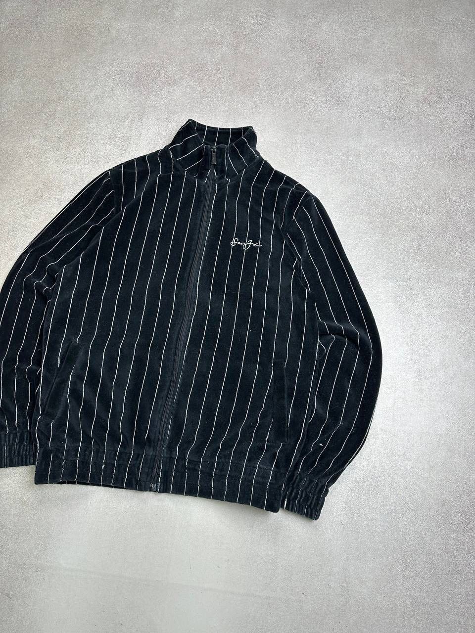 Sean John Vintage Sean John Velour Black Zip Jacket L Size US L / EU 52-54 / 3 - 2 Thumbnail