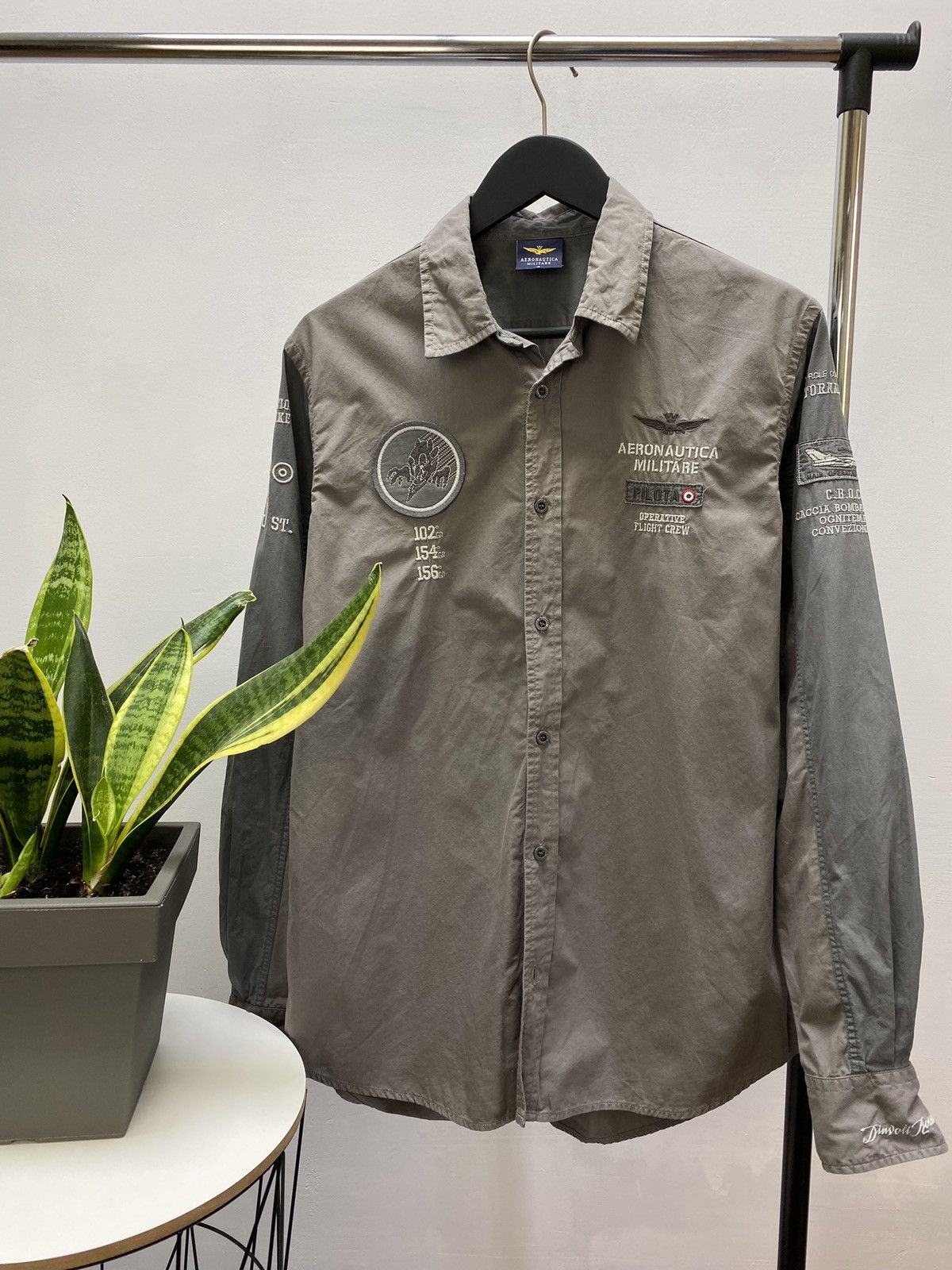 Other Aeronautica Militare Military Shirt Flight Pilot Italy Size US L / EU 52-54 / 3 - 1 Thumbnail