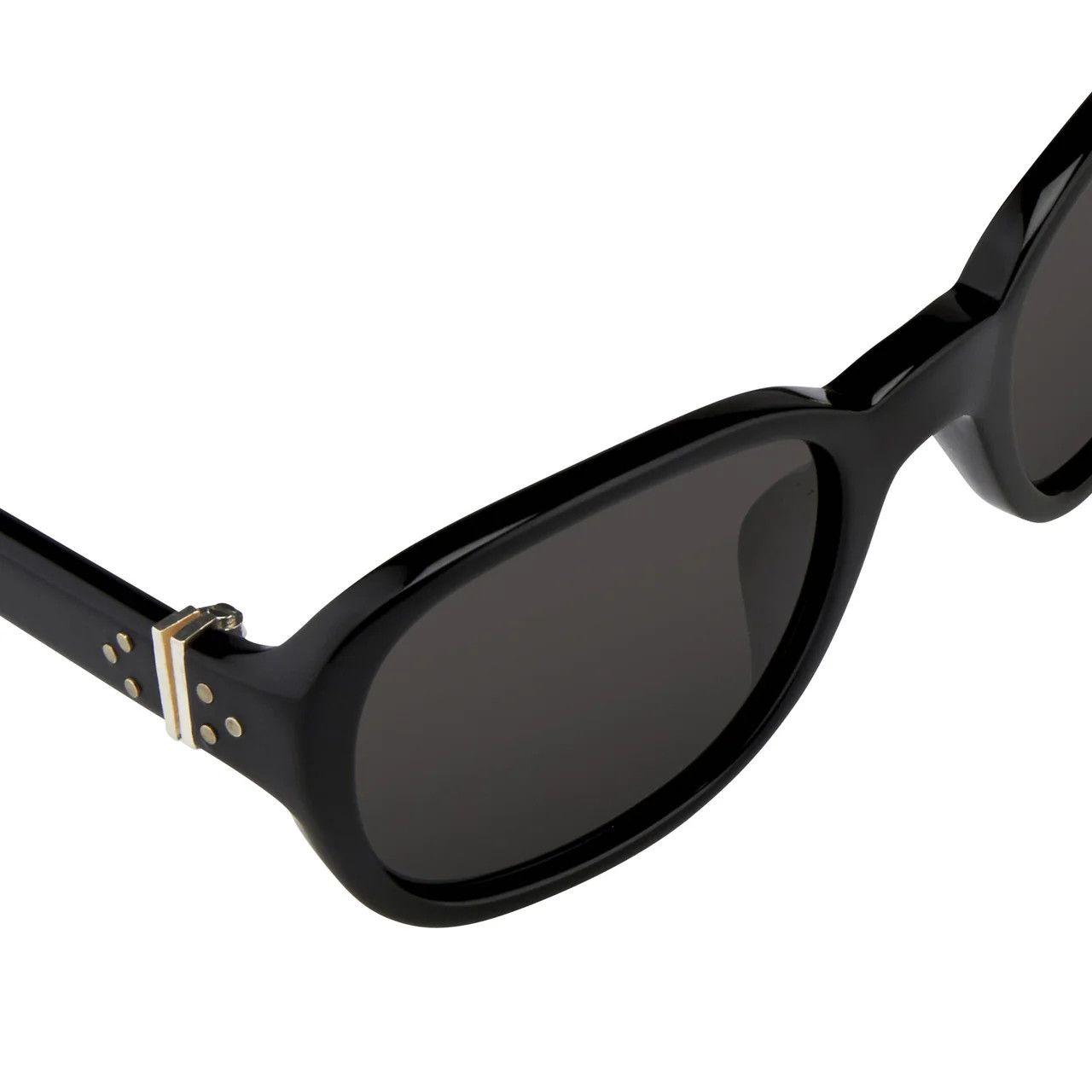 Ann Demeulemeester Ann Demeulemeester Sunglasses Oval Black and Grey Size ONE SIZE - 5 Thumbnail
