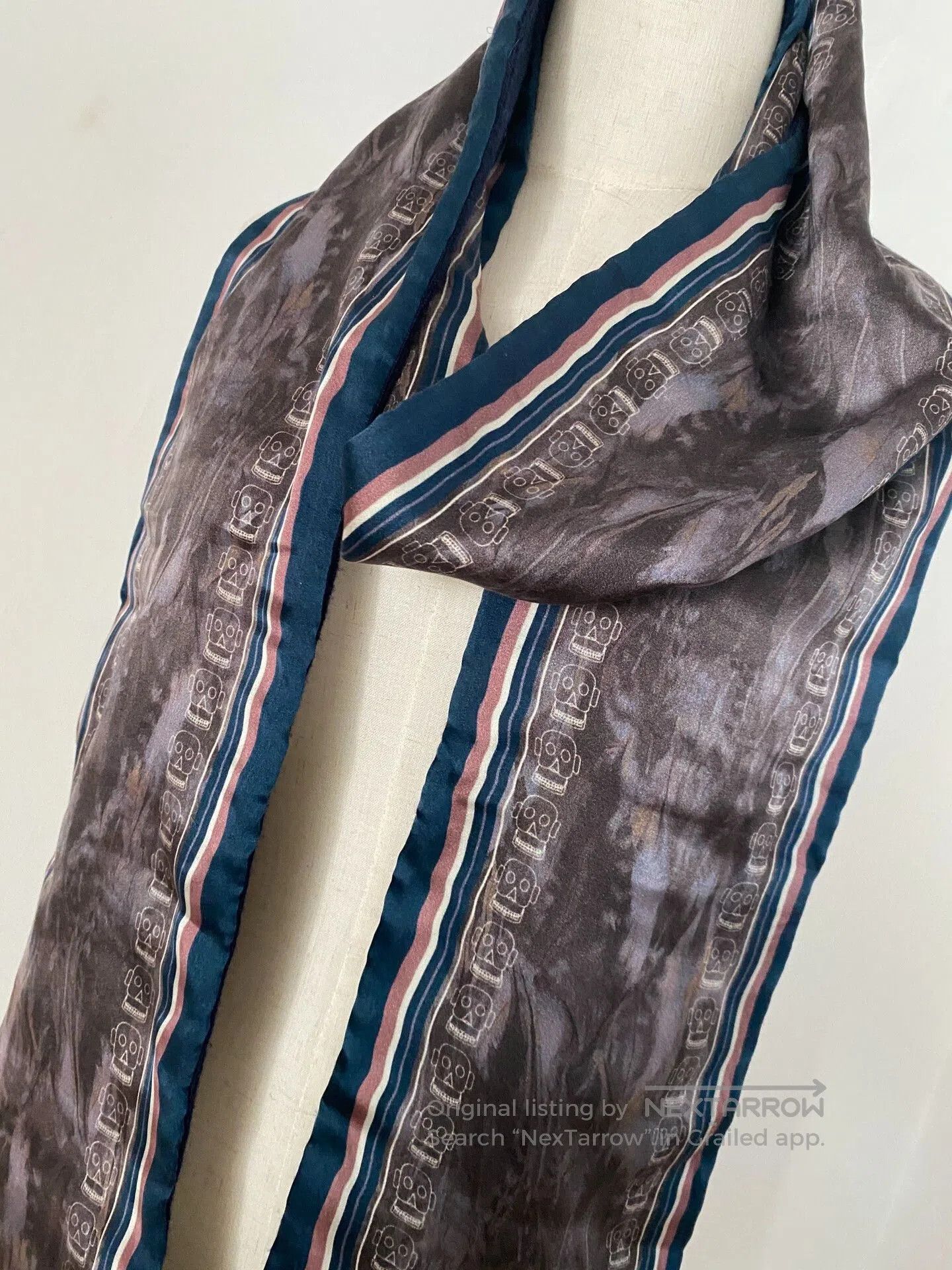 Undercover Undercover Skull Print Scarf. Size ONE SIZE - 5 Thumbnail