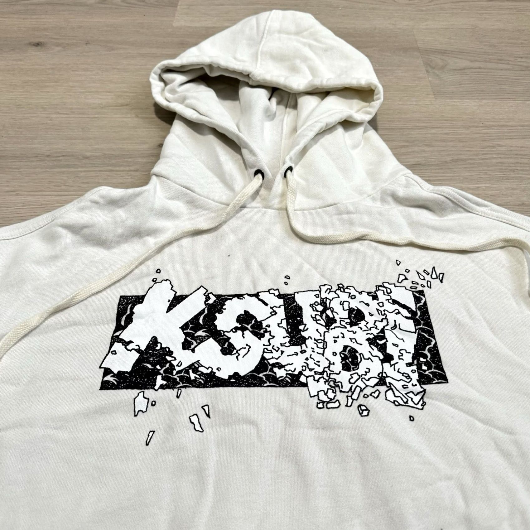 Ksubi KSUBI Hoodie Anime Cartoon Style Japanese Denim White 2XL Men Size US XXL / EU 58 / 5 - 3 Thumbnail