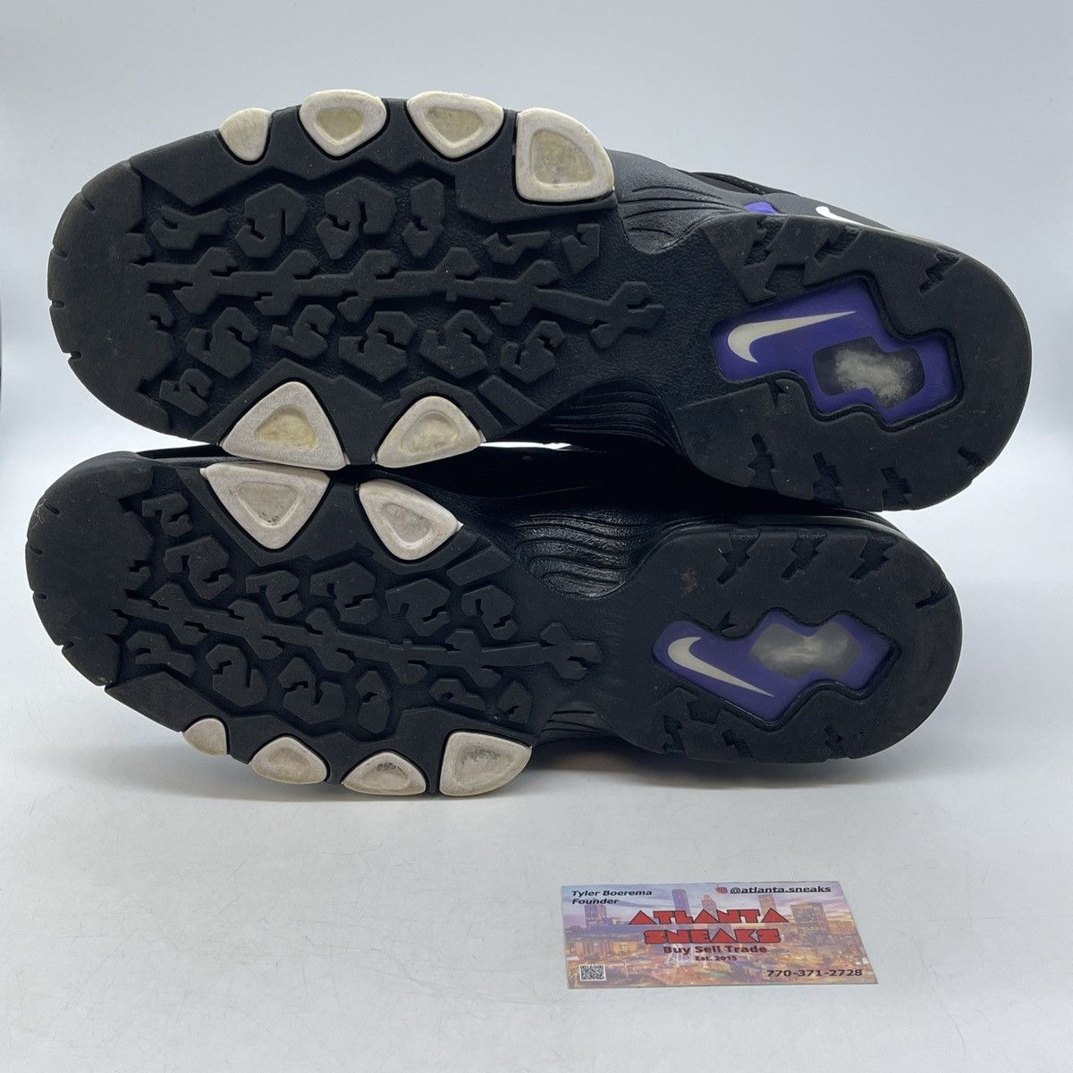 Nike Air max 2 black purple Size US 12 / EU 45 - 7 Thumbnail