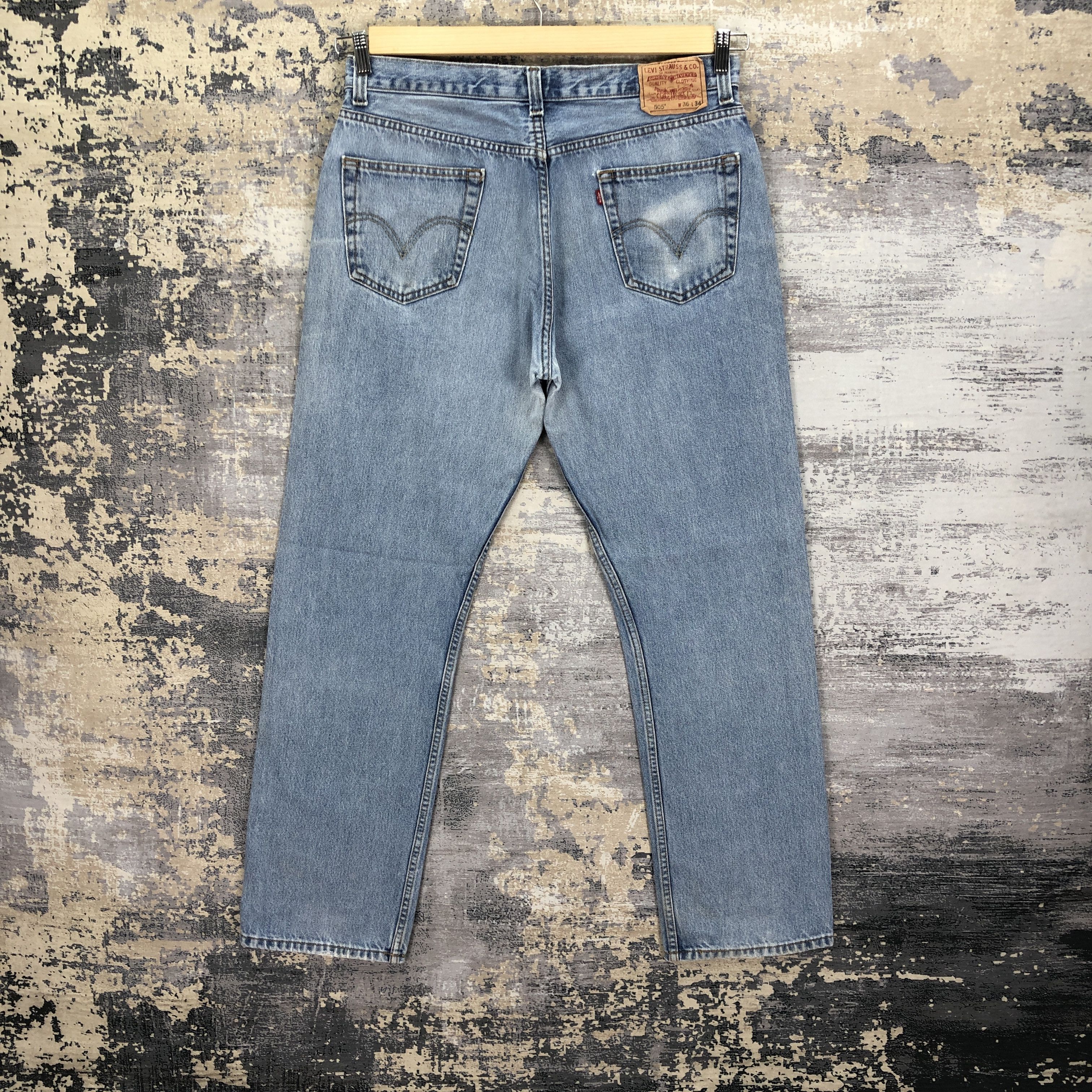Levi's Vintage Levis Sun Faded Jeans Levi's Light Wash Denim Size US 34 / EU 50 - 2 Thumbnail