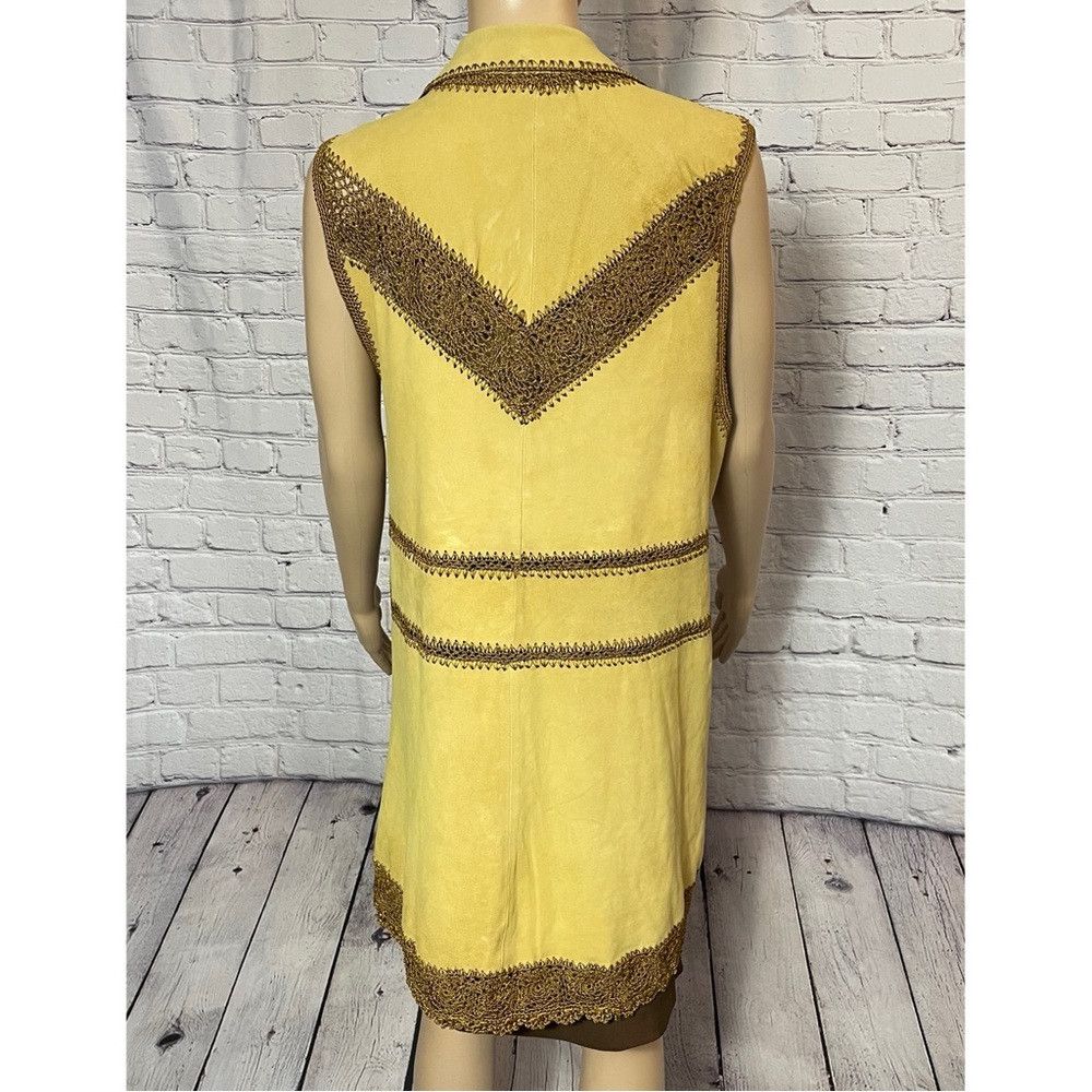 Free People New Free People Adeline Goat Leather Mini Dress Vest Size M Size M / US 6-8 / IT 42-44 - 4 Thumbnail