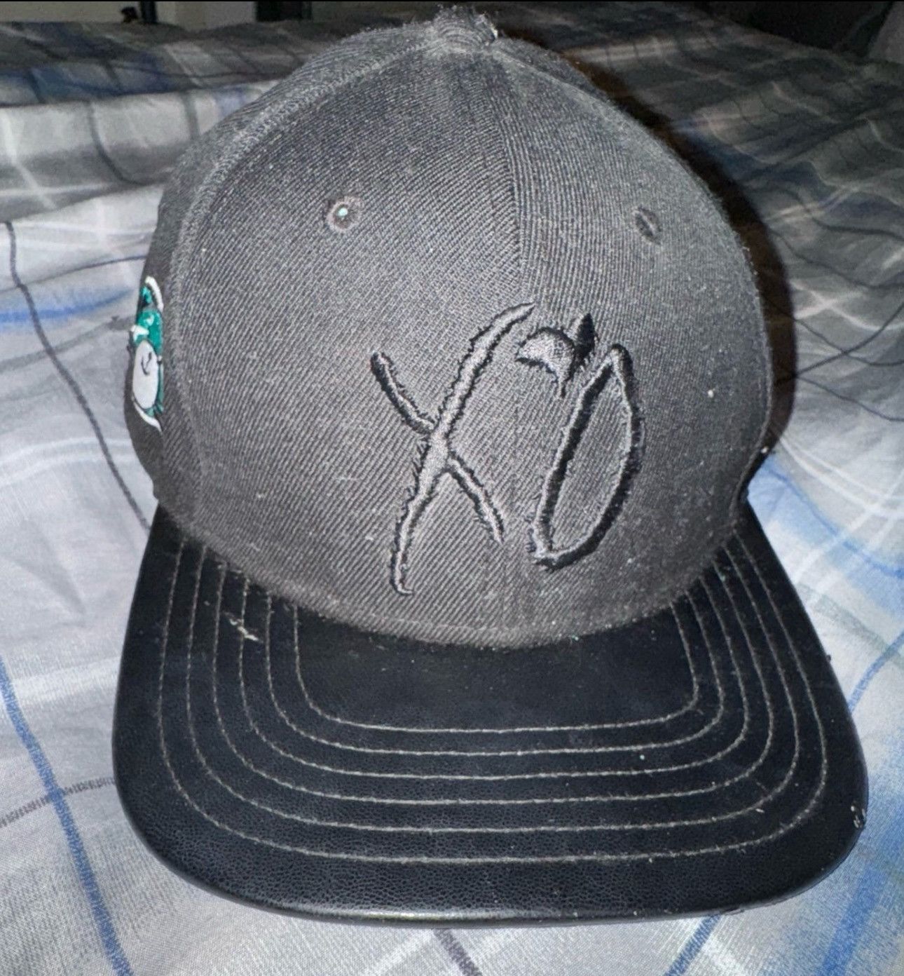 The Weeknd Kiss Land strapback rare OG hat very well loved