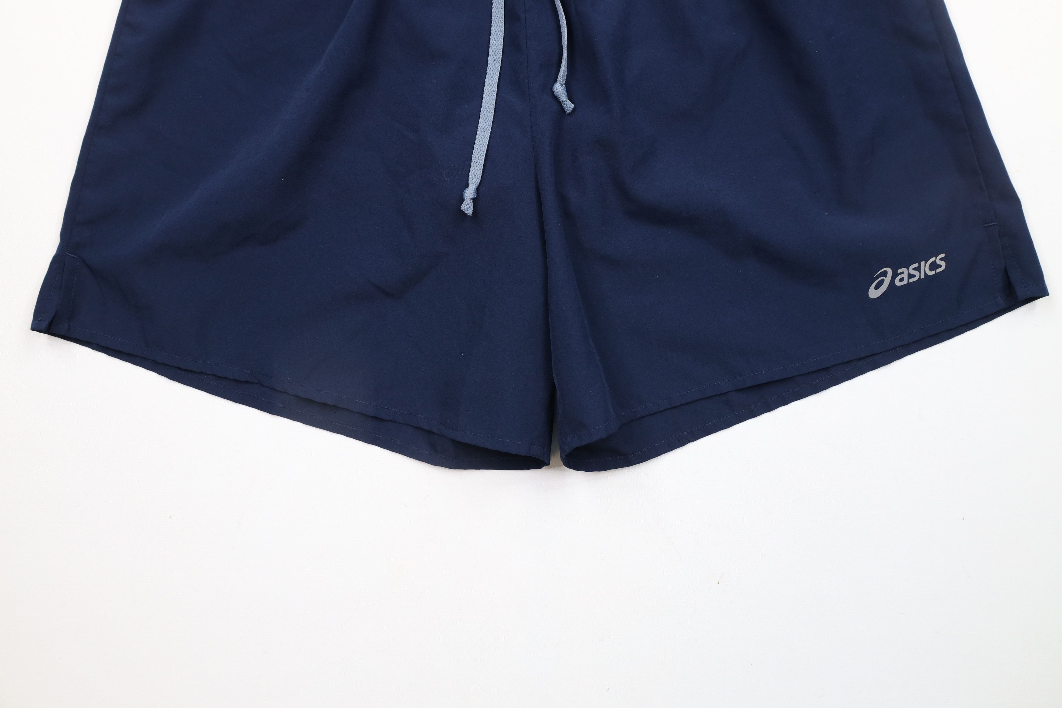 Asics × Vintage Vintage 90s Ascis Reflective Lined Running Jogging Shorts Size US 34 / EU 50 - 4 Thumbnail