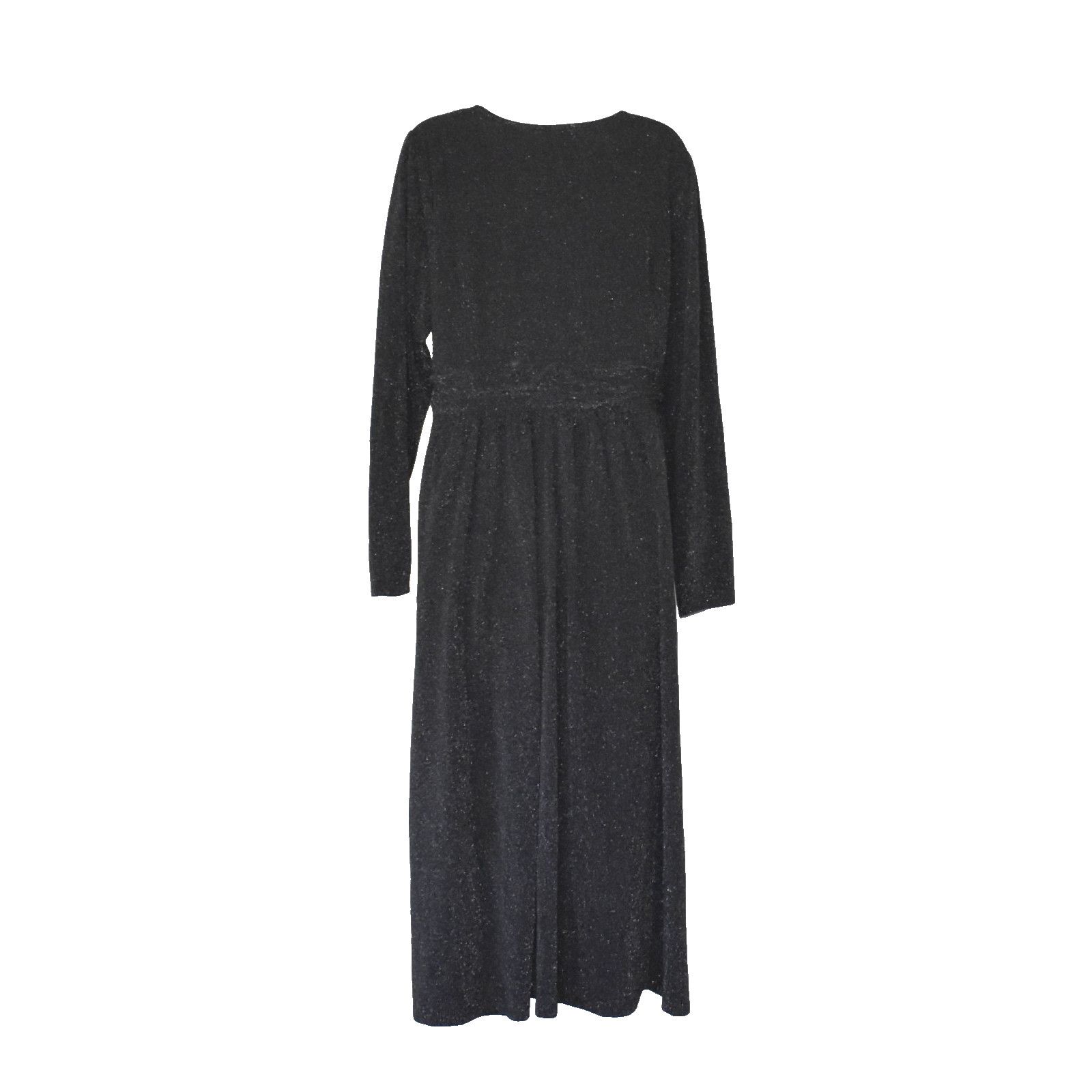 Boden BODEN Black Ruched Waist Long Sleeves Midi Dress Size 10 Size L / US 10 / IT 46 - 4 Thumbnail