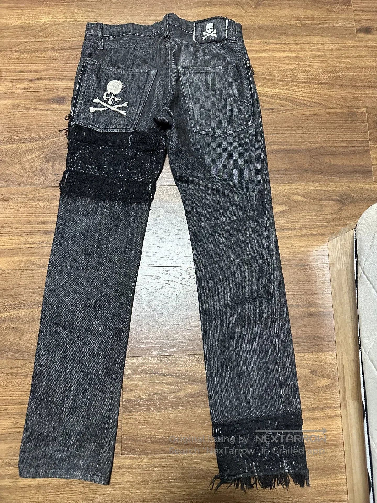 Mastermind Japan Mastermind Japan Silver Thread Jeans. Size US 34 / EU 50 - 1 Thumbnail