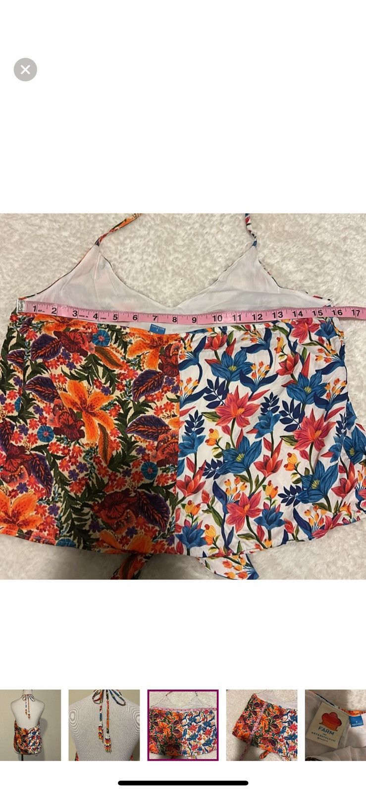 Anthropologie × Farm Rio Farm Rio for Anthropologie small spliced Cali blouse Size S / US 4 / IT 40 - 6 Thumbnail