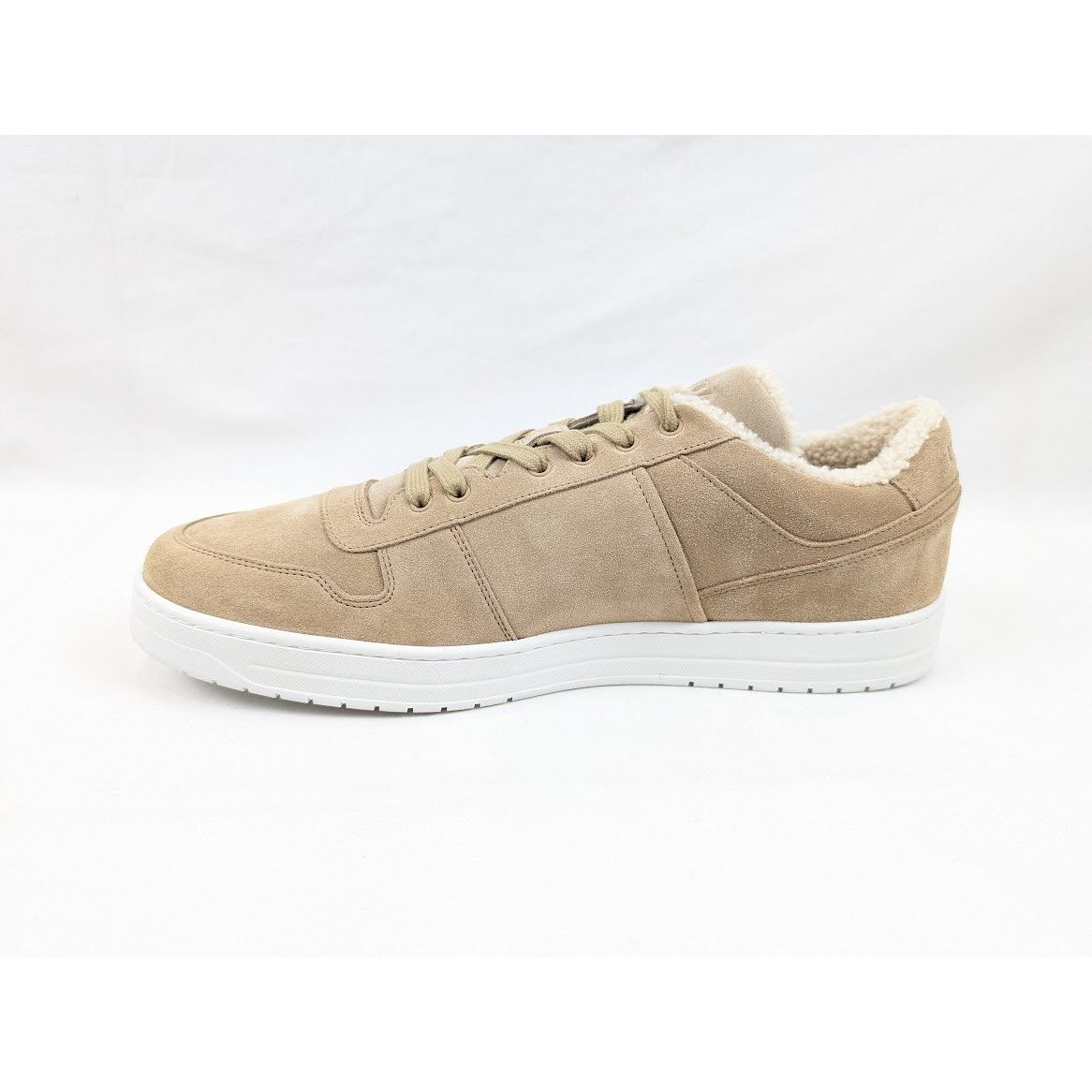 Prada o1rshd1 Downtown Shearling Sneakers in Beige Size US 13 / EU 46 - 7 Thumbnail
