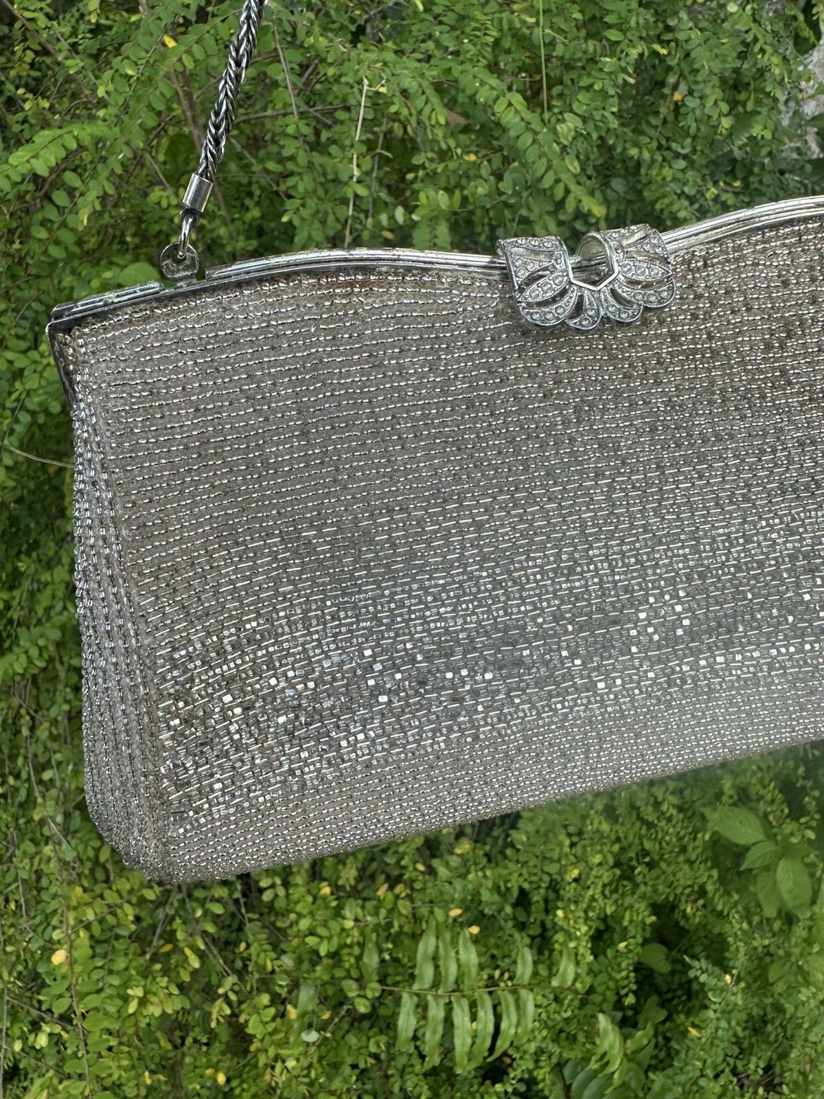 Handmade 🔥FREE SHIPPING🔥HANDMADE BEADED BAG WOMEN DINNER GALA Size ONE SIZE - 3 Thumbnail