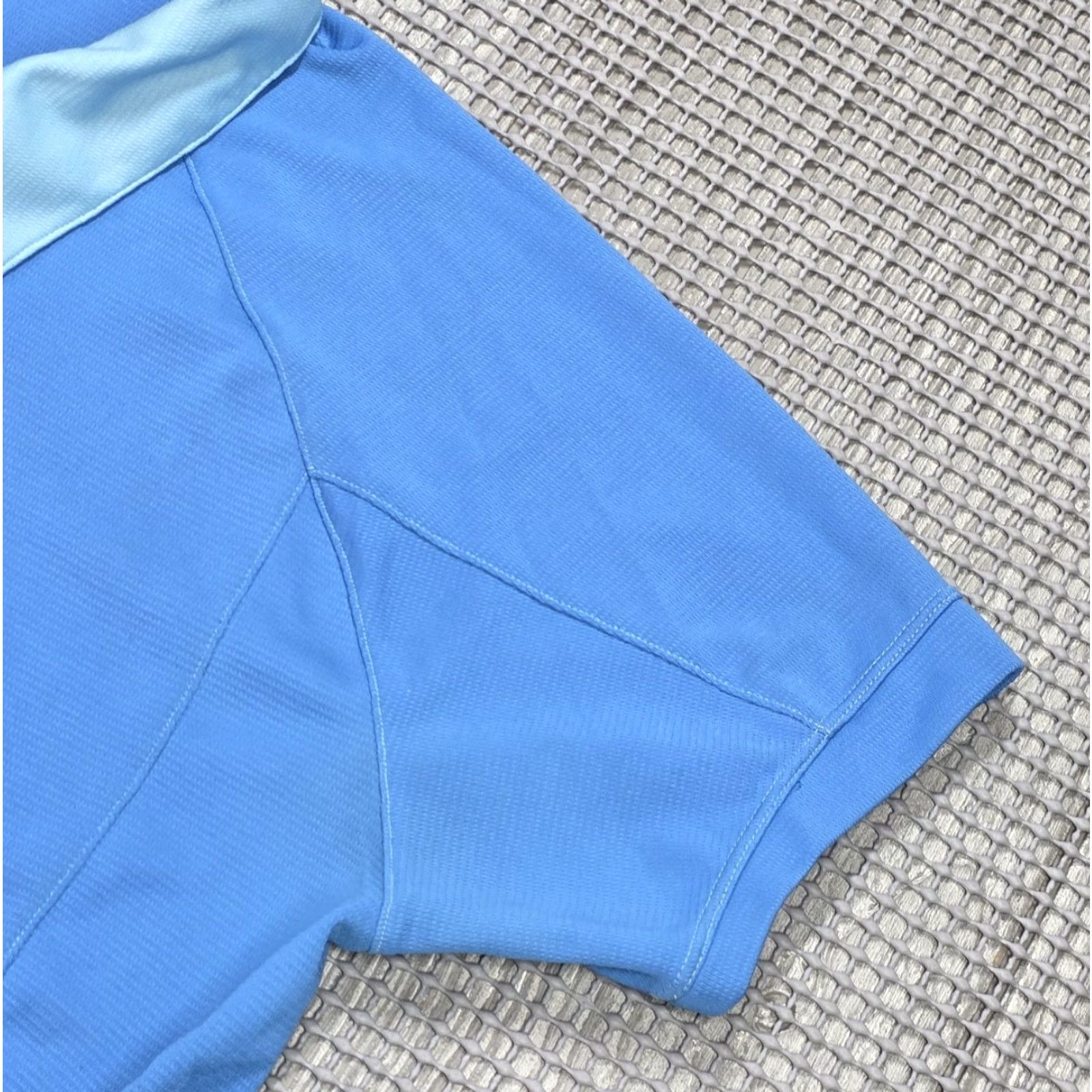 Patagonia Patagonia Polo Shirt Women L Blue 1/4 Zip Short Sleeve Performance Jersey Lightweight Moisture Wicking Activewear Shirt Size L / US 10 / IT 46 - 5 Thumbnail