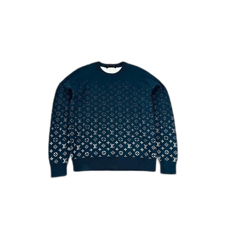 Louis Vuitton Louis Vuitton navy gradient knit sweater Size US S / EU 44-46 / 1 - 1 Thumbnail