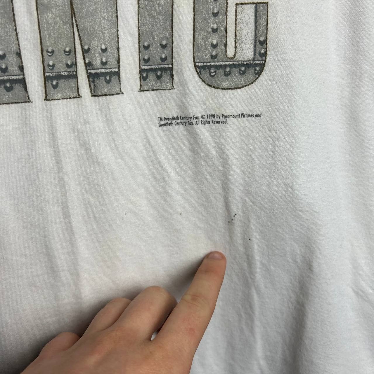 Vintage Vintage Titanic 1998 James Cameron big logo movie tee Size US XL / EU 56 / 4 - 5 Thumbnail