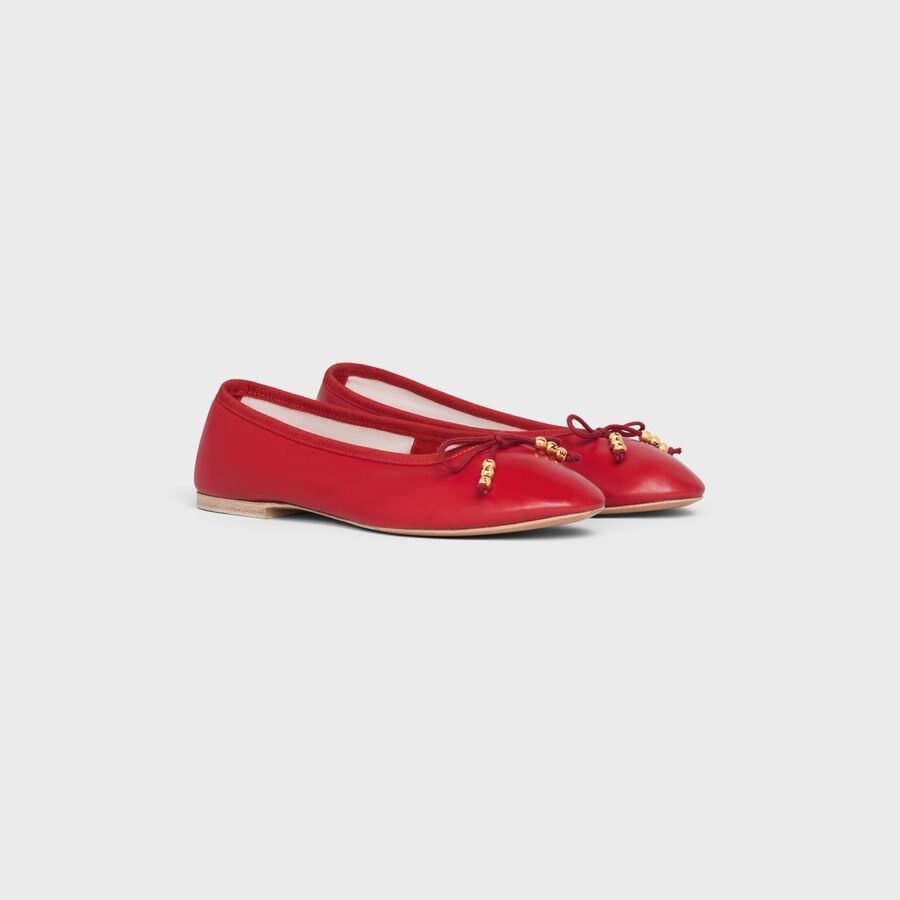 Celine o1loc1c1124 Flats in Red Size US 10 / IT 40 - 2 Thumbnail