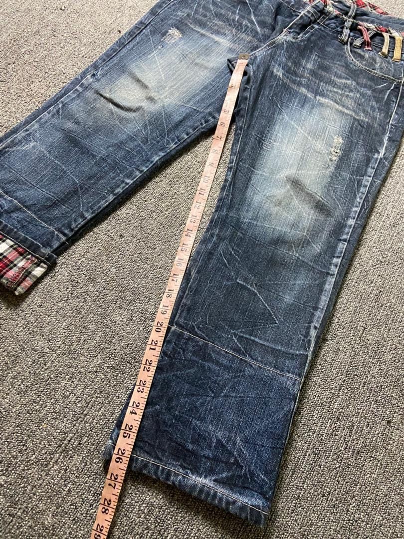 Japanese Brand Roddie Brand Capri Denim Jeans with Double Waist (184) Size US 34 / EU 50 - 7 Thumbnail
