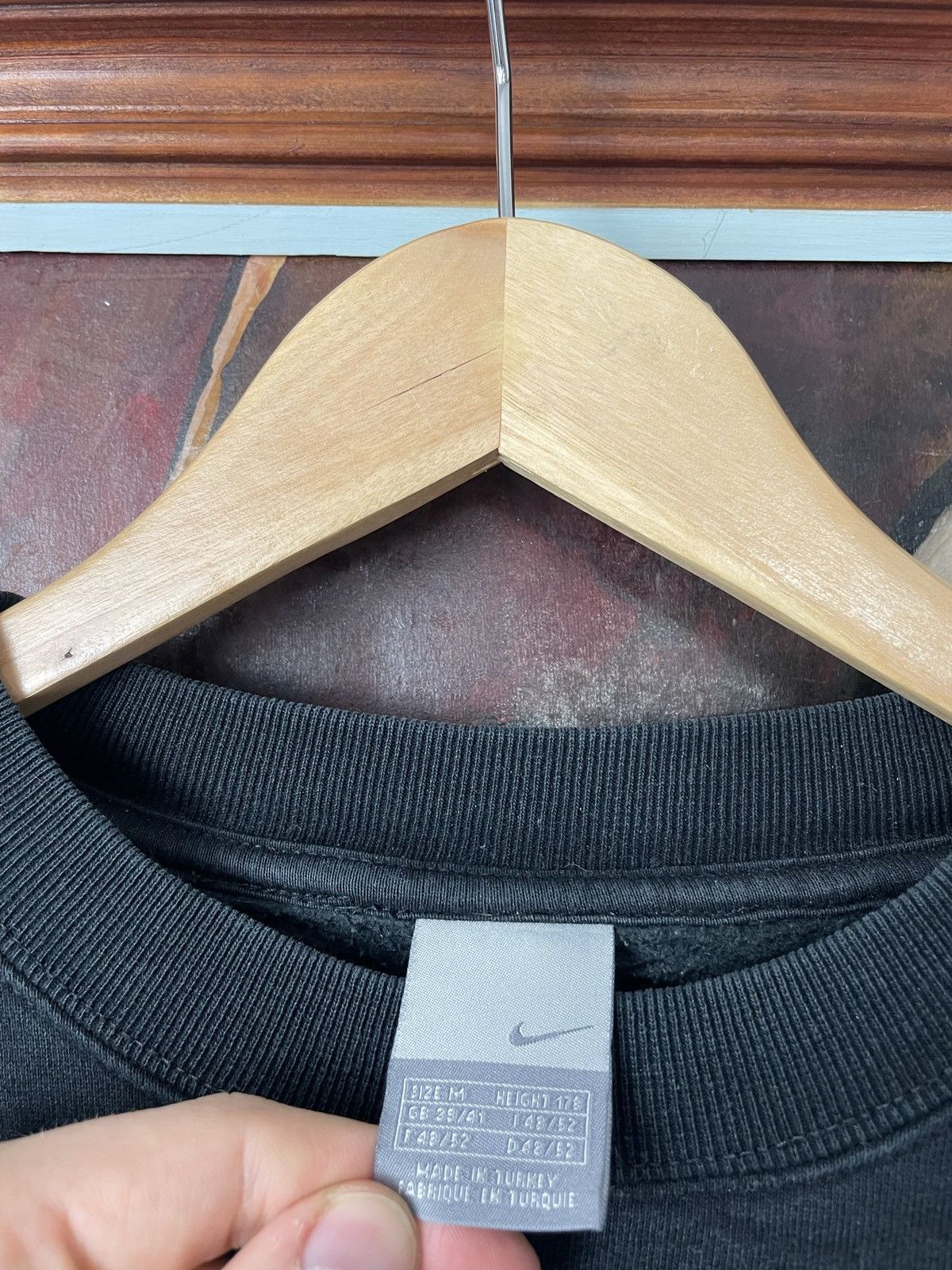 Nike Nike Y2k Vintage Spellout Logo Crewneck Center Swoosh Rare Size US M / EU 48-50 / 2 - 4 Thumbnail