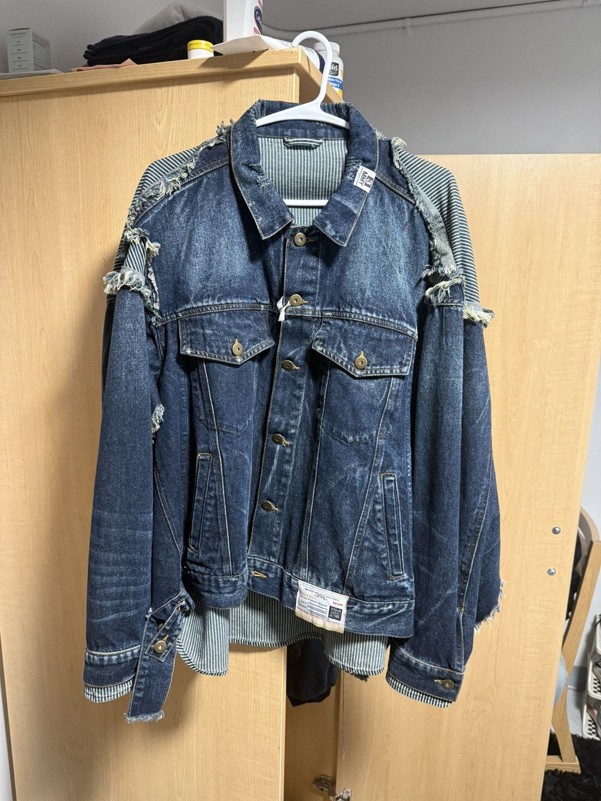 Maison MIHARA YASUHIRO Maison Mihara Yasuhiro Patchwork Denim Jacket Size US L / EU 52-54 / 3 - 1 Thumbnail