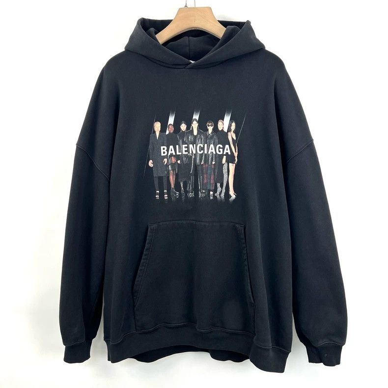 Other Balenciaga Black band logo print hoodie Size US M / EU 48-50 / 2 - 2 Thumbnail