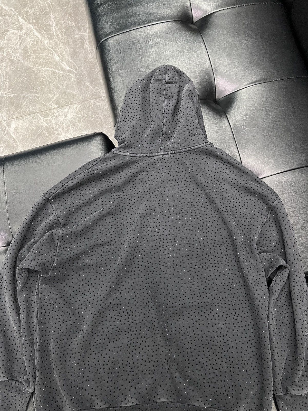 Balenciaga Balenciaga SS23 Runway “Mud” Crystal Zip Hoodie Size US M / EU 48-50 / 2 - 9 Thumbnail