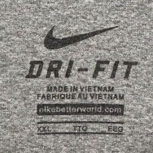 Nike Nike Dri-FIT T-Shirt Mens 2XL Gray Lightweight Workout Tee Swoosh EUC Size US XL / EU 56 / 4 - 3 Thumbnail