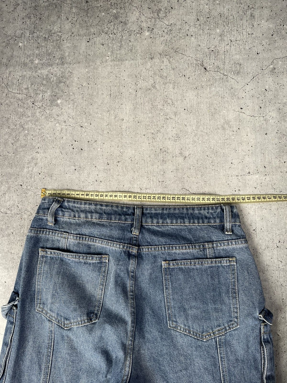 Japanese Brand Baggy Multi-pocket Cargo Jeans Pants Size US 34 / EU 50 - 9 Thumbnail