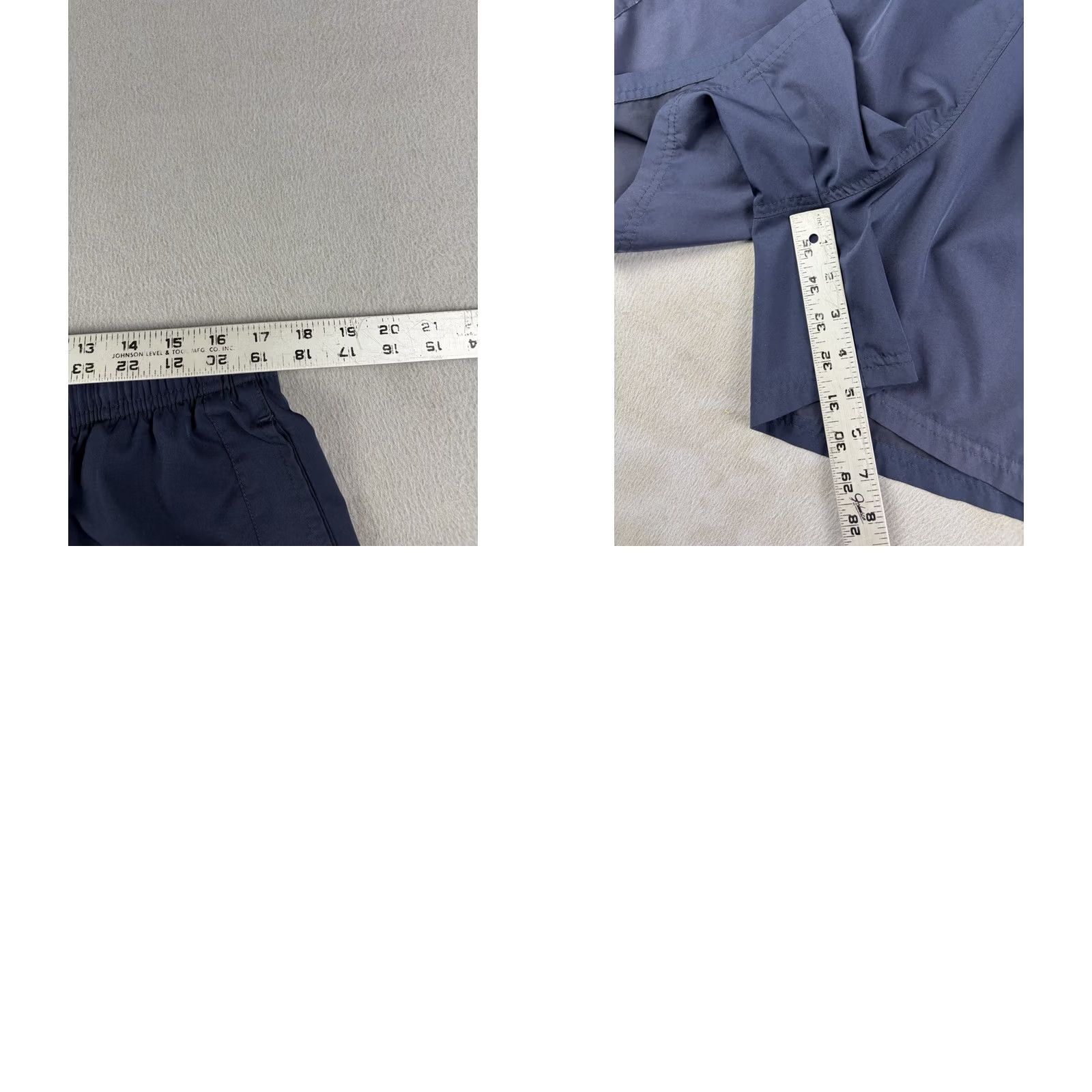 Nike VINTAGE Nike Running Shorts Mens XL Navy Blue 5” Inseam Gym Swoosh Athletic Regular Drawstring Size US 36 / EU 52 - 8 Thumbnail