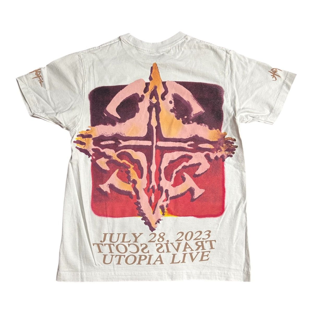 Travis Scott Travis Scott UTOPIA T-Shirt – Cancelled Pyramids Event – New Size US XL / EU 56 / 4 - 2 Thumbnail