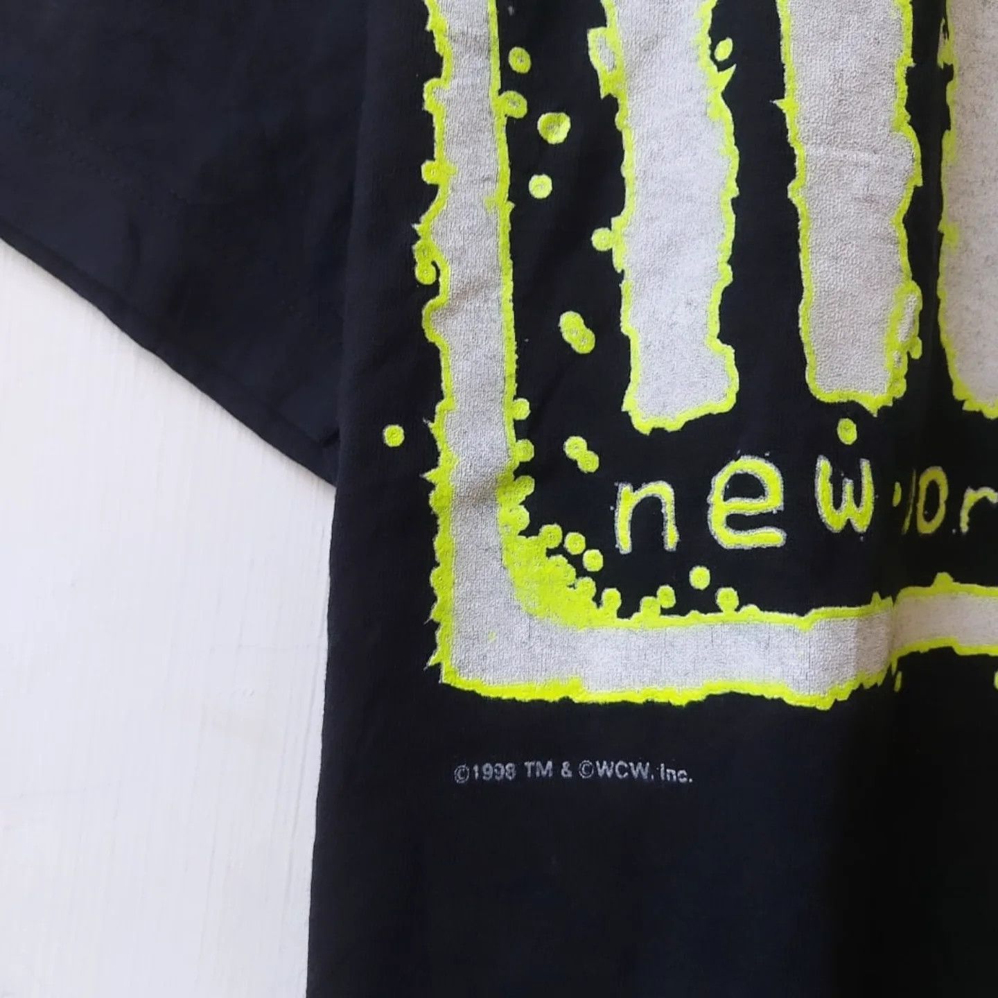 Vintage × WCW/nWo Vintage 90s 1998 NWO New World Order 'Glow in The Dark' Size US M / EU 48-50 / 2 - 3 Thumbnail