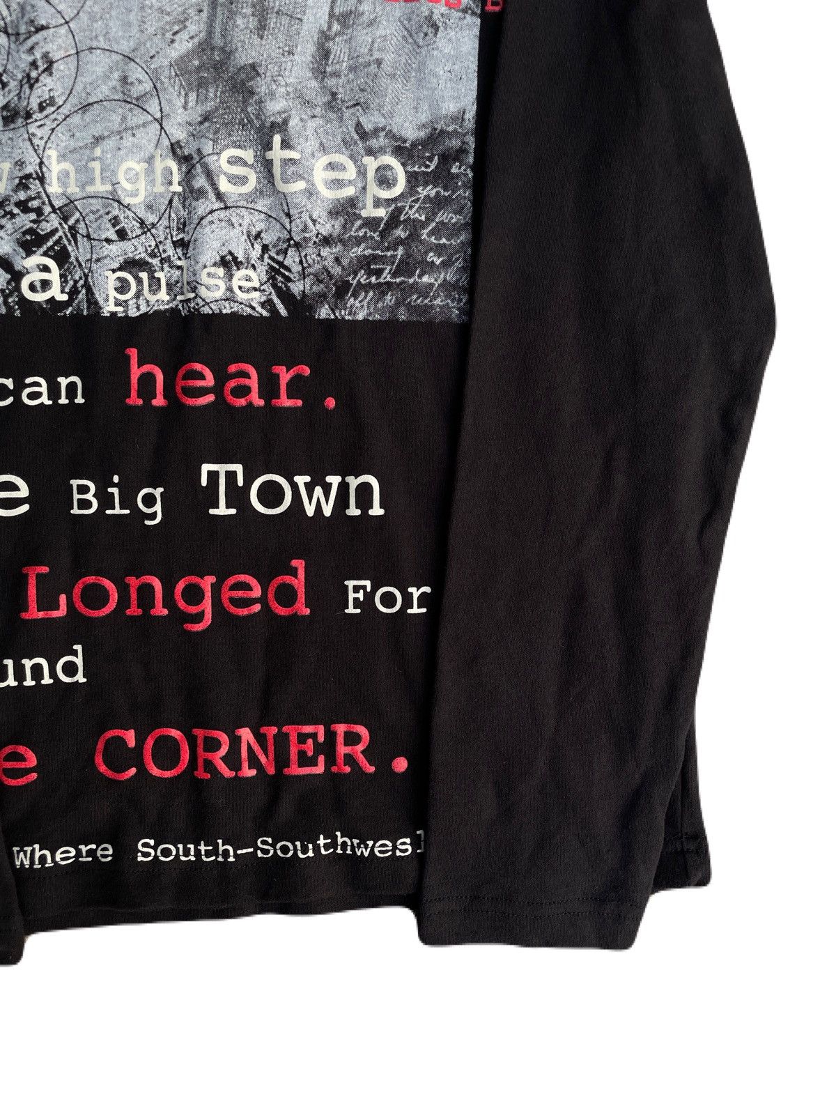 If Six Was Nine 2000s Japanese archive Glitter Poem Long Sleeve Tee Y2K Vkei Size US S / EU 44-46 / 1 - 6 Thumbnail