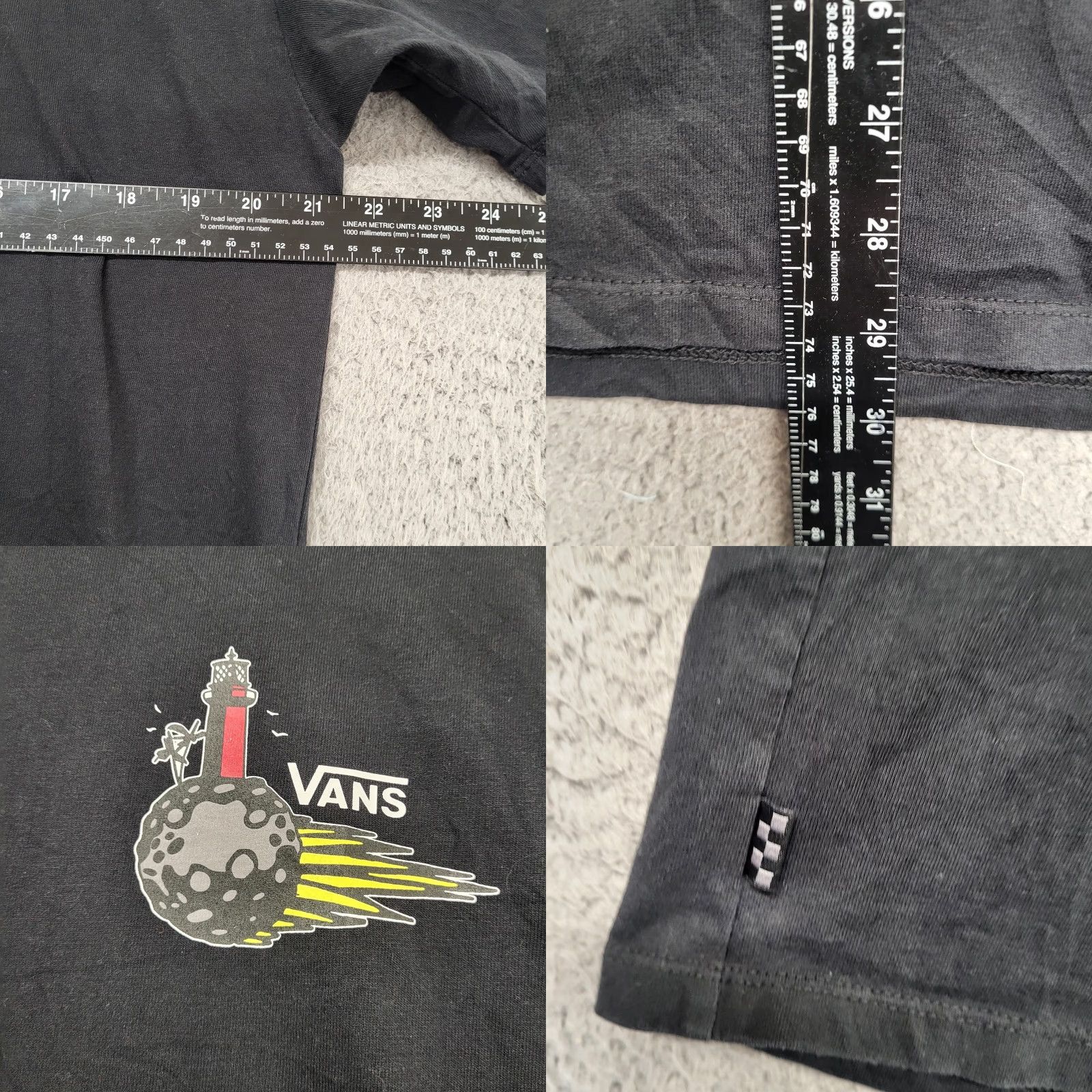 Vans Vans Zion Wright Off The Wall T-Shirt Men's Large Black Short Sleeve Skater Graphic Print Vintage No Size US L / EU 52-54 / 3 - 8 Thumbnail
