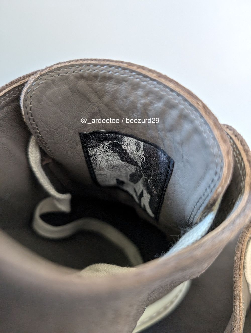 Rick Owens *NEW* MAINLINE DUST SUEDE RAMONES LOW FW22 STROBE Size US 8 / EU 41 - 8 Thumbnail
