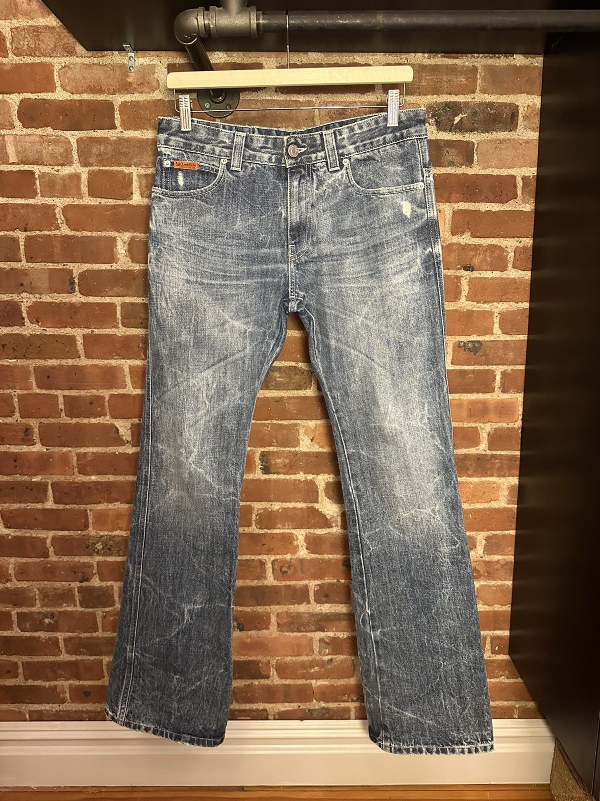 Martine Rose Marble Wash Boot Cut Jeans Size US 29 - 1 Thumbnail