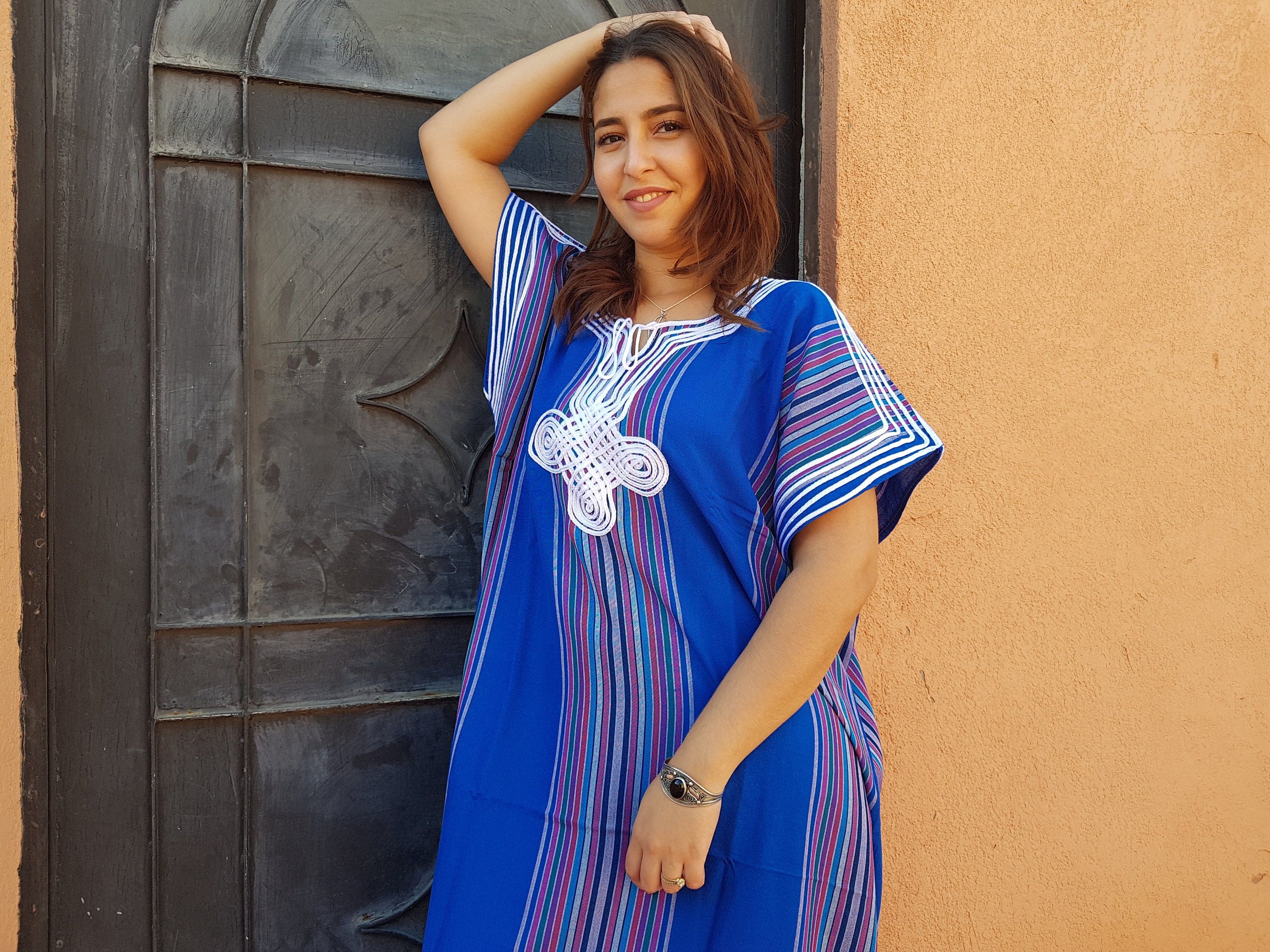Designer × Handmade Moroccan Kaftan Size ONE SIZE - 2 Thumbnail