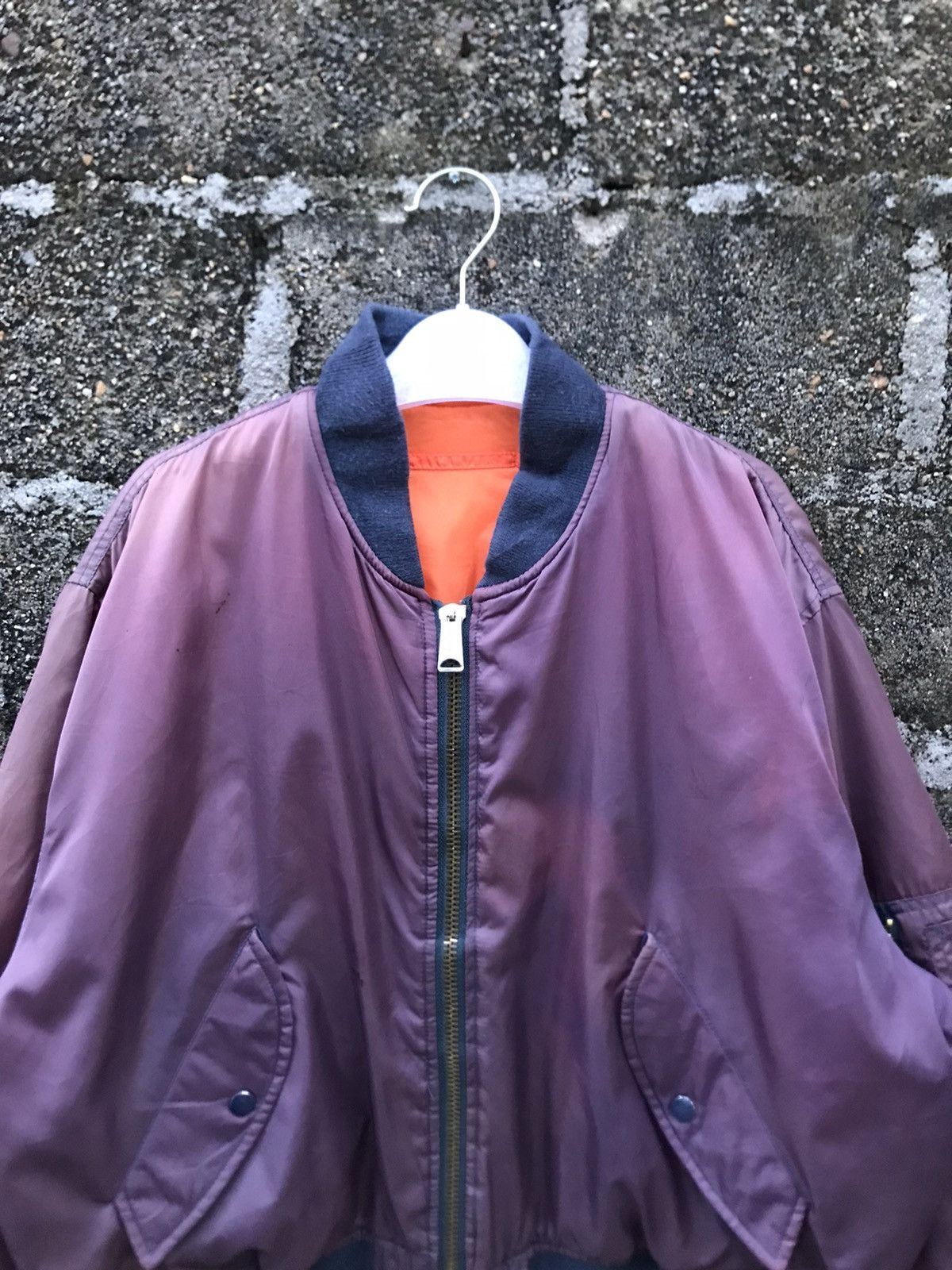 Japanese Brand × Vintage ⚡️Vintage Gavial Distressed Bomber Jacket Size US L / EU 52-54 / 3 - 5 Thumbnail