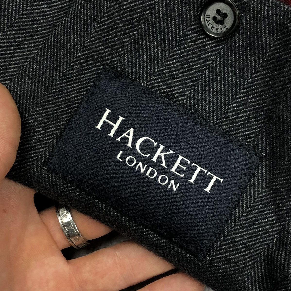 Designer Vintage Hackett London Cotton Cupro Blazer Sport Coat Jacket Size 46R - 12 Thumbnail
